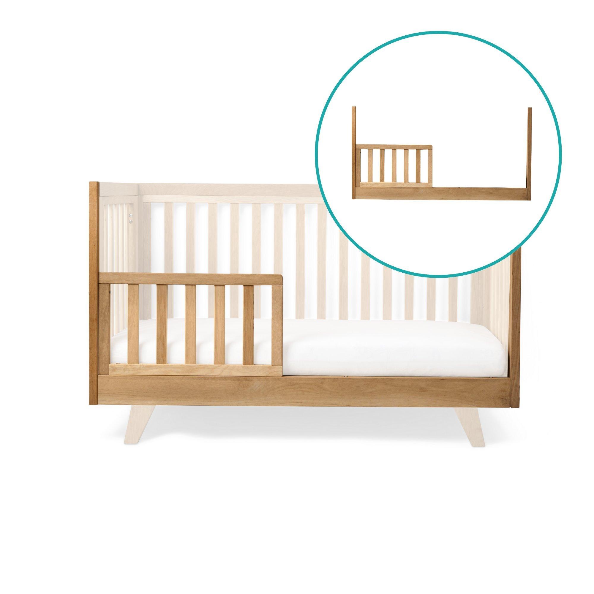 Natural - Clair De Lune - Clair de Lune Oak Cot Bed and Extension Kit Bundle - 9