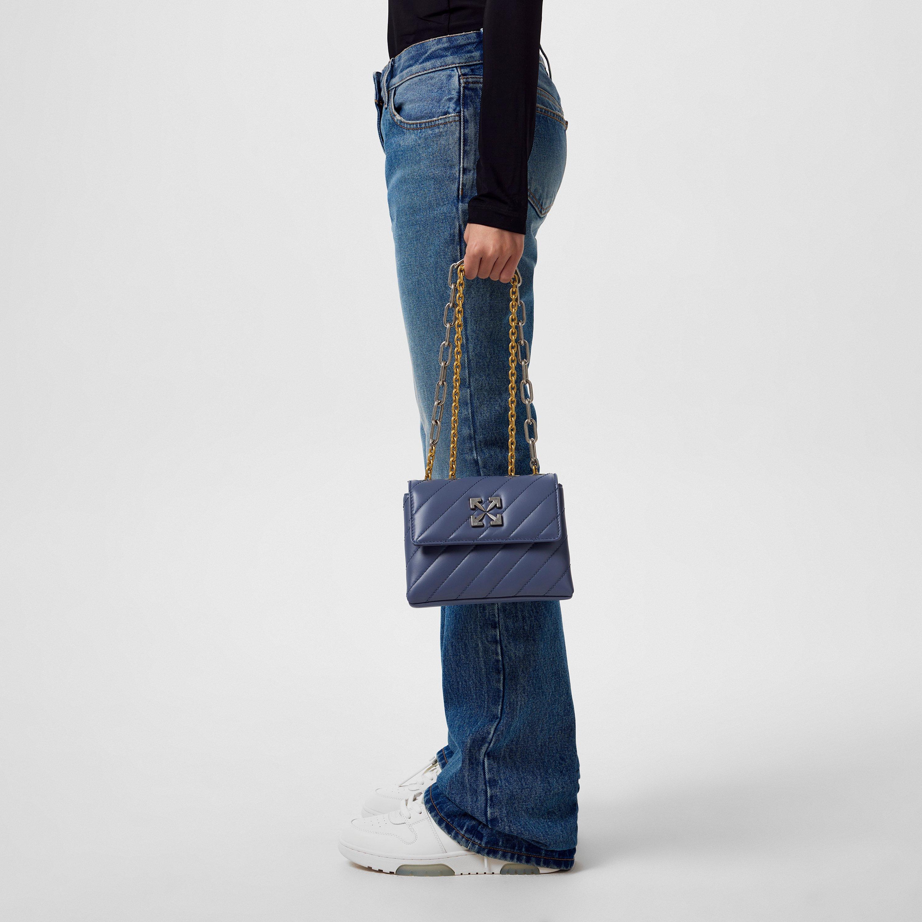 Mørkegrå - Off White - Women's Jackhammer Shoulder Bag - 2