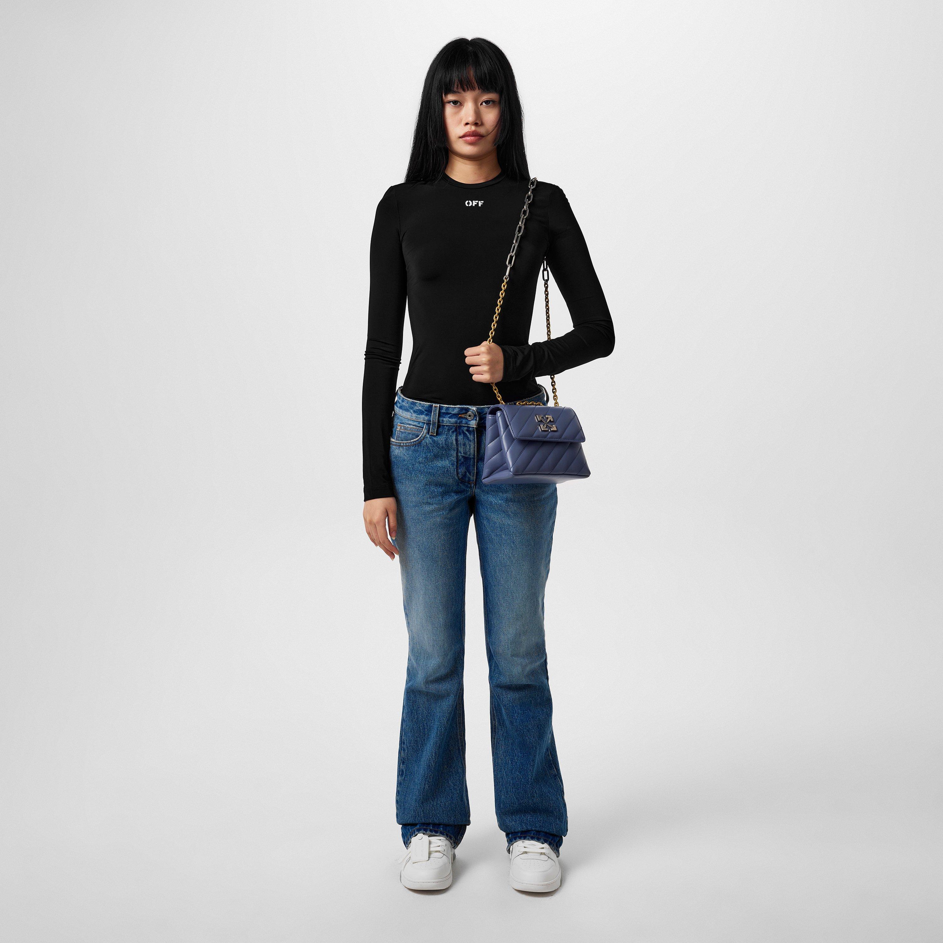 Mørkegrå - Off White - Women's Jackhammer Shoulder Bag - 6