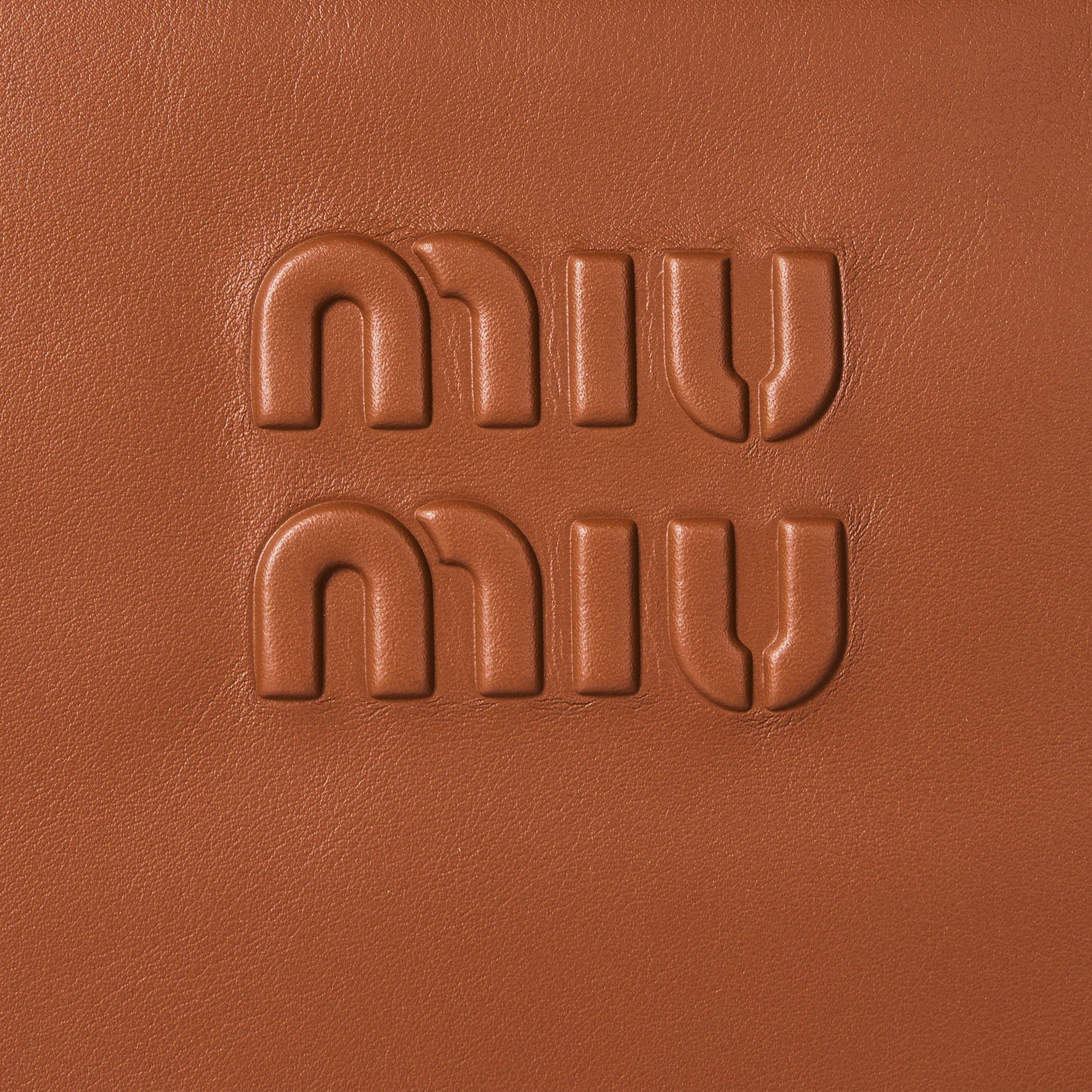 Cognac - Miu Miu - Women's Top Handle Bag - 3