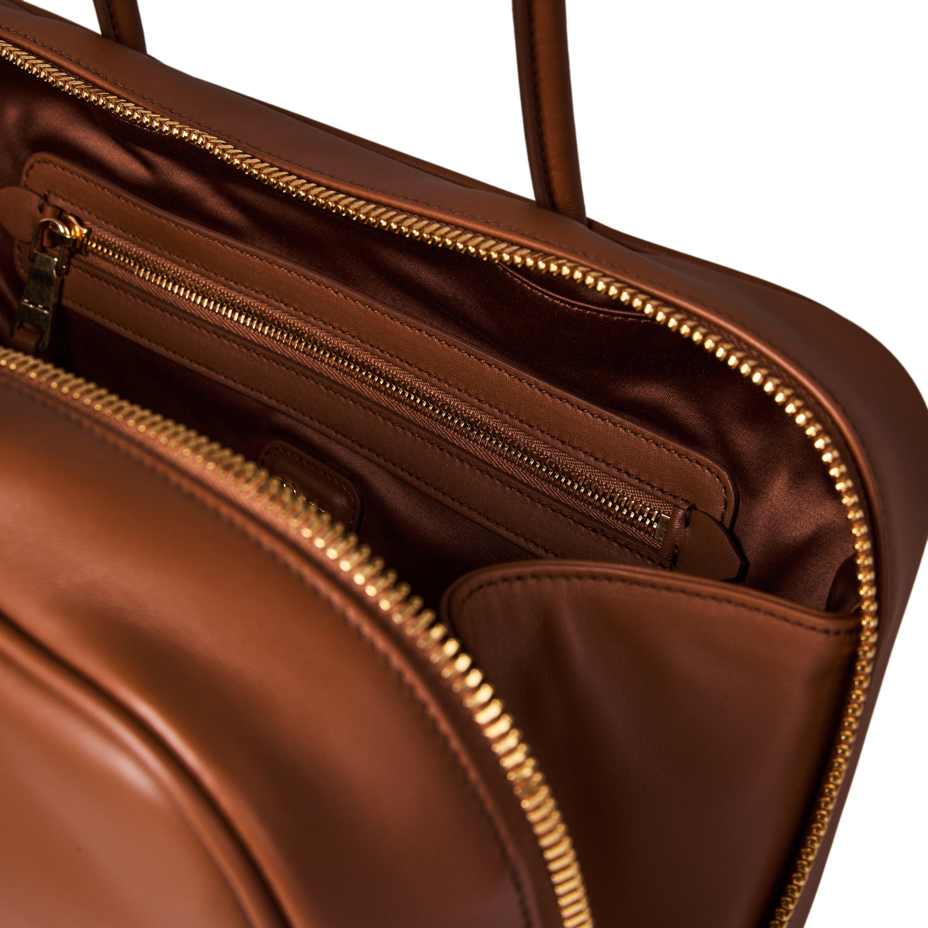 Cognac - Miu Miu - Women's Top Handle Bag - 4