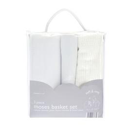 Country Club Moses Basket Set 3 Piece