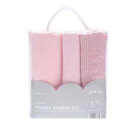 Country Club Moses Basket Set 3 Piece