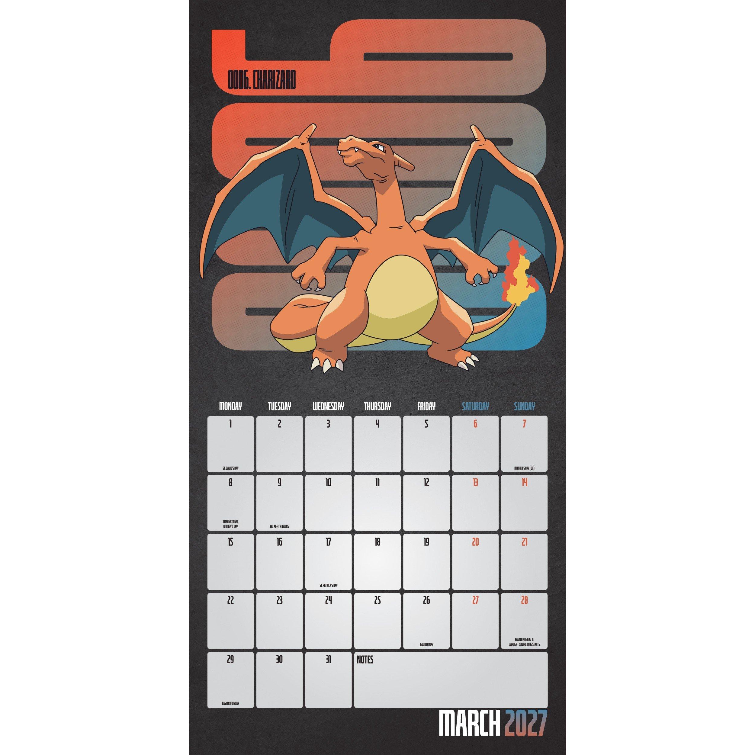 Pokemon - Grange - Calendar - 3