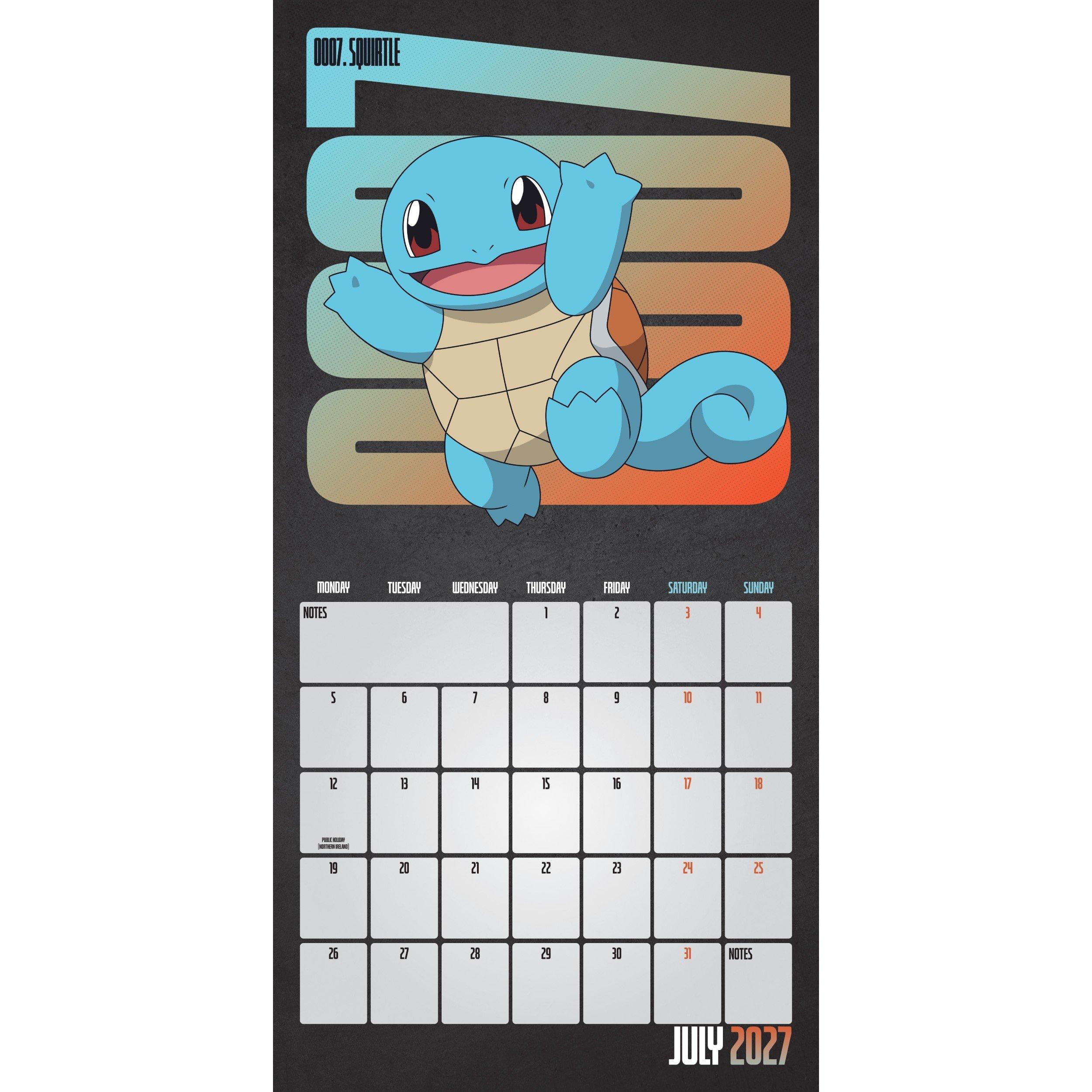 Pokemon - Grange - Calendar - 4