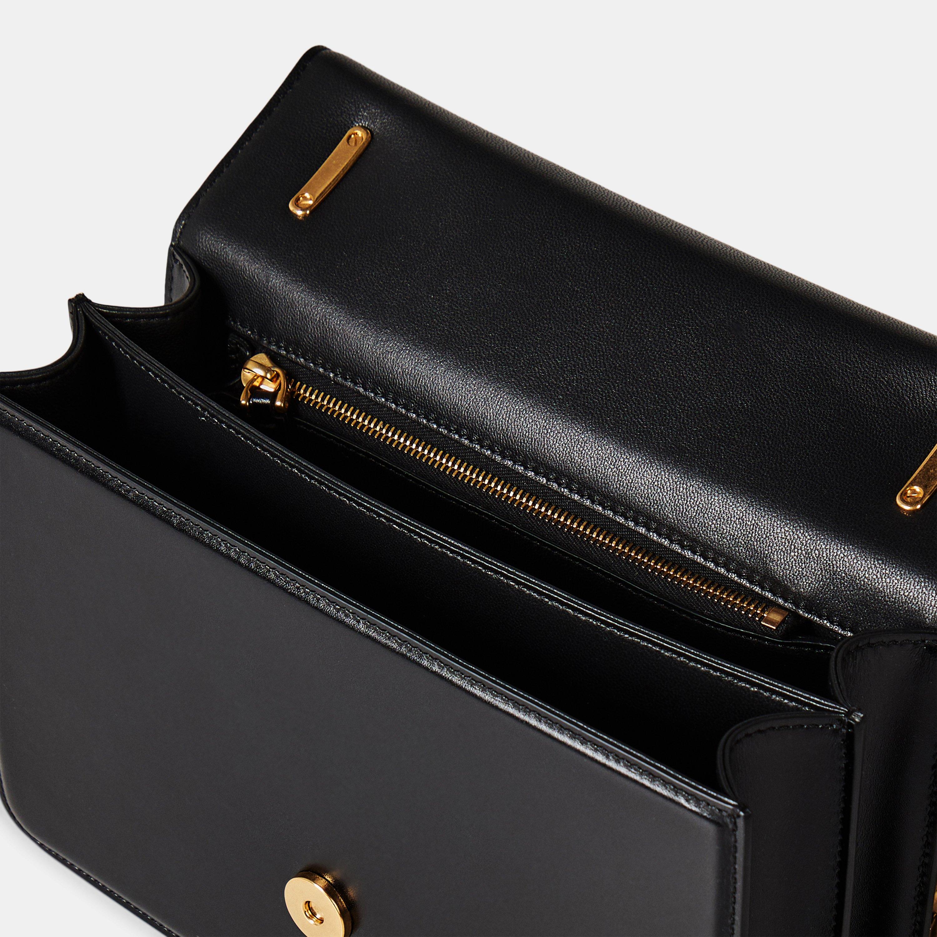 Black - Valentino Garavani - Medium Vain Shoulder Bag - 5