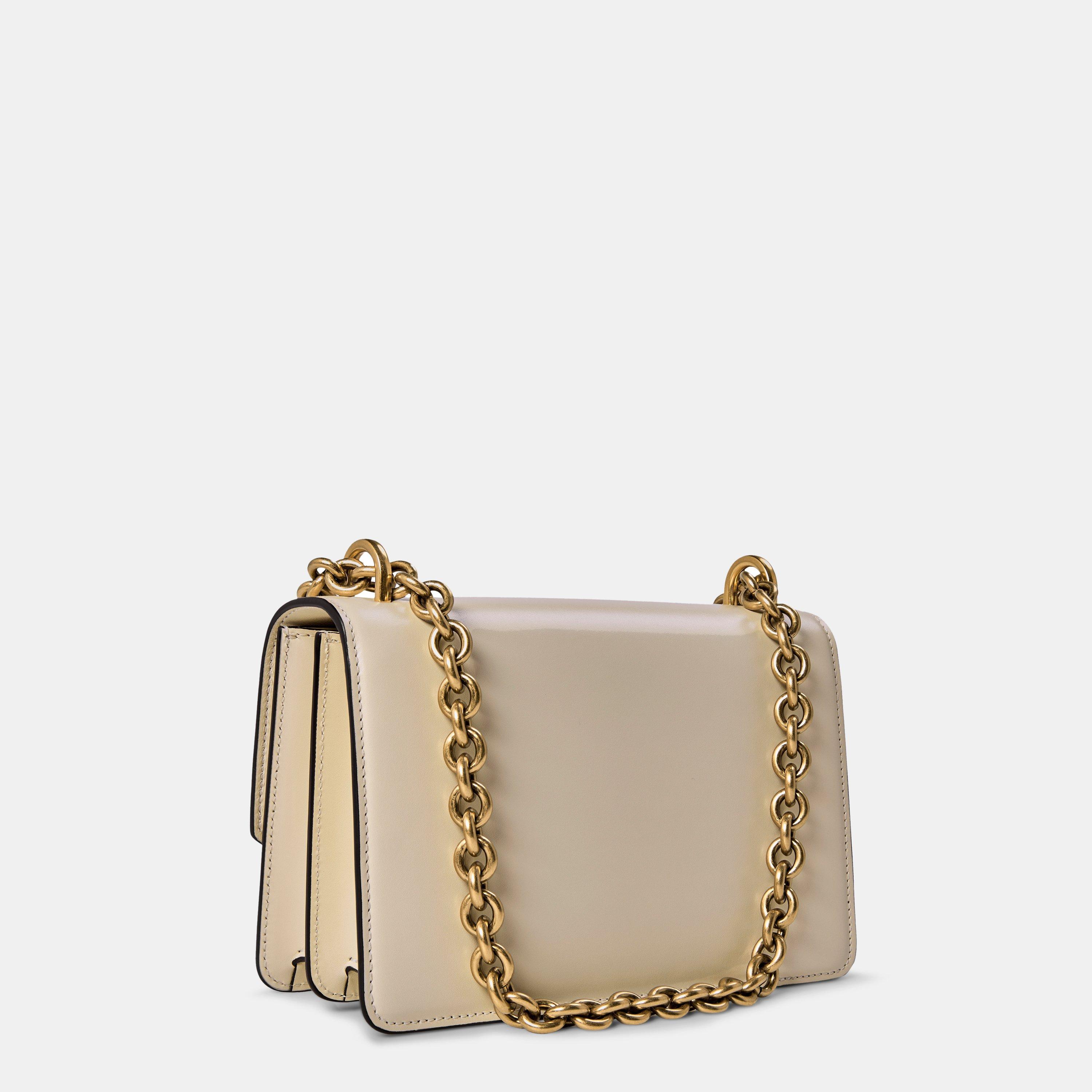 Butter White - Valentino Garavani - Vlogo Chain Shoulder Bag - 2