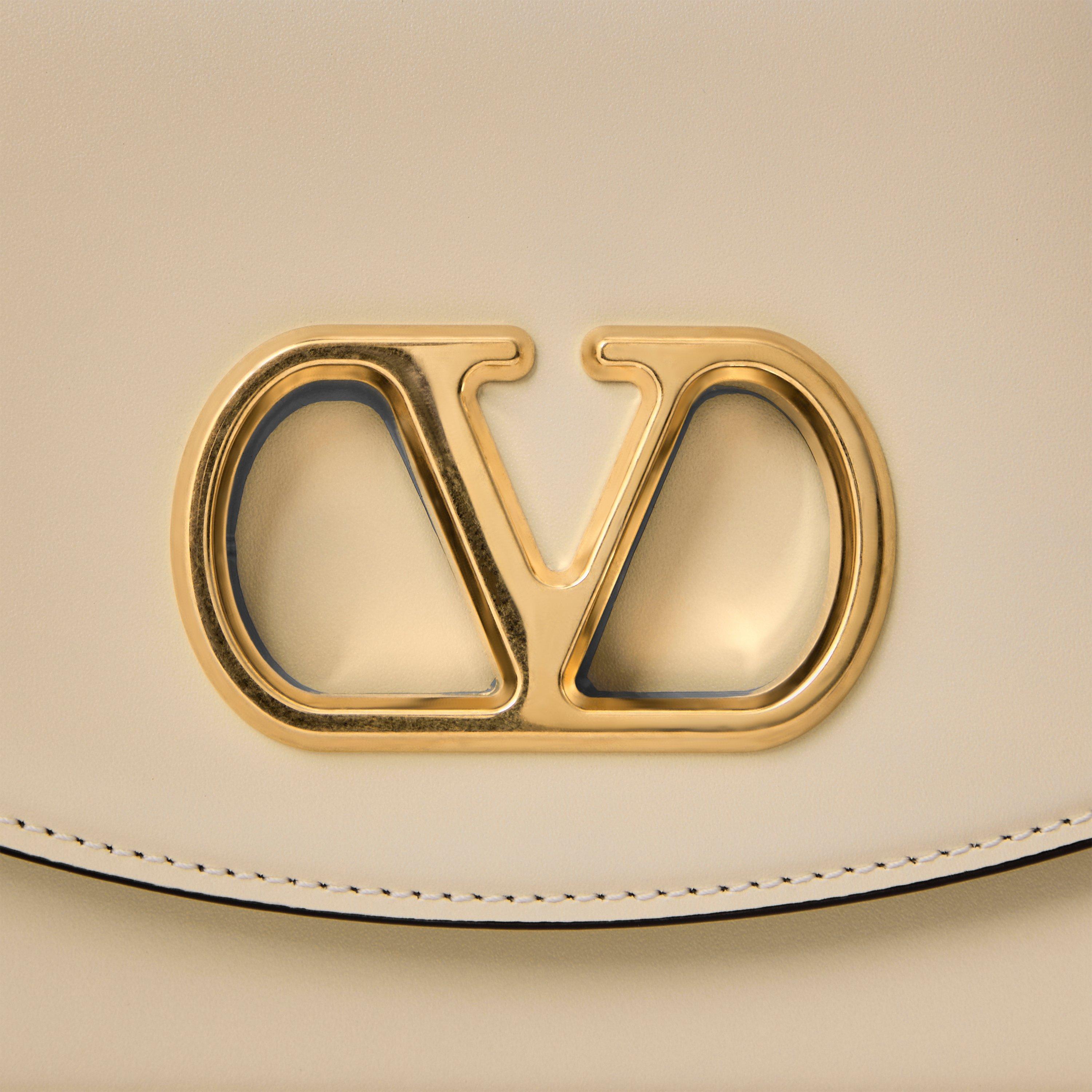 Butter White - Valentino Garavani - Vlogo Chain Shoulder Bag - 3