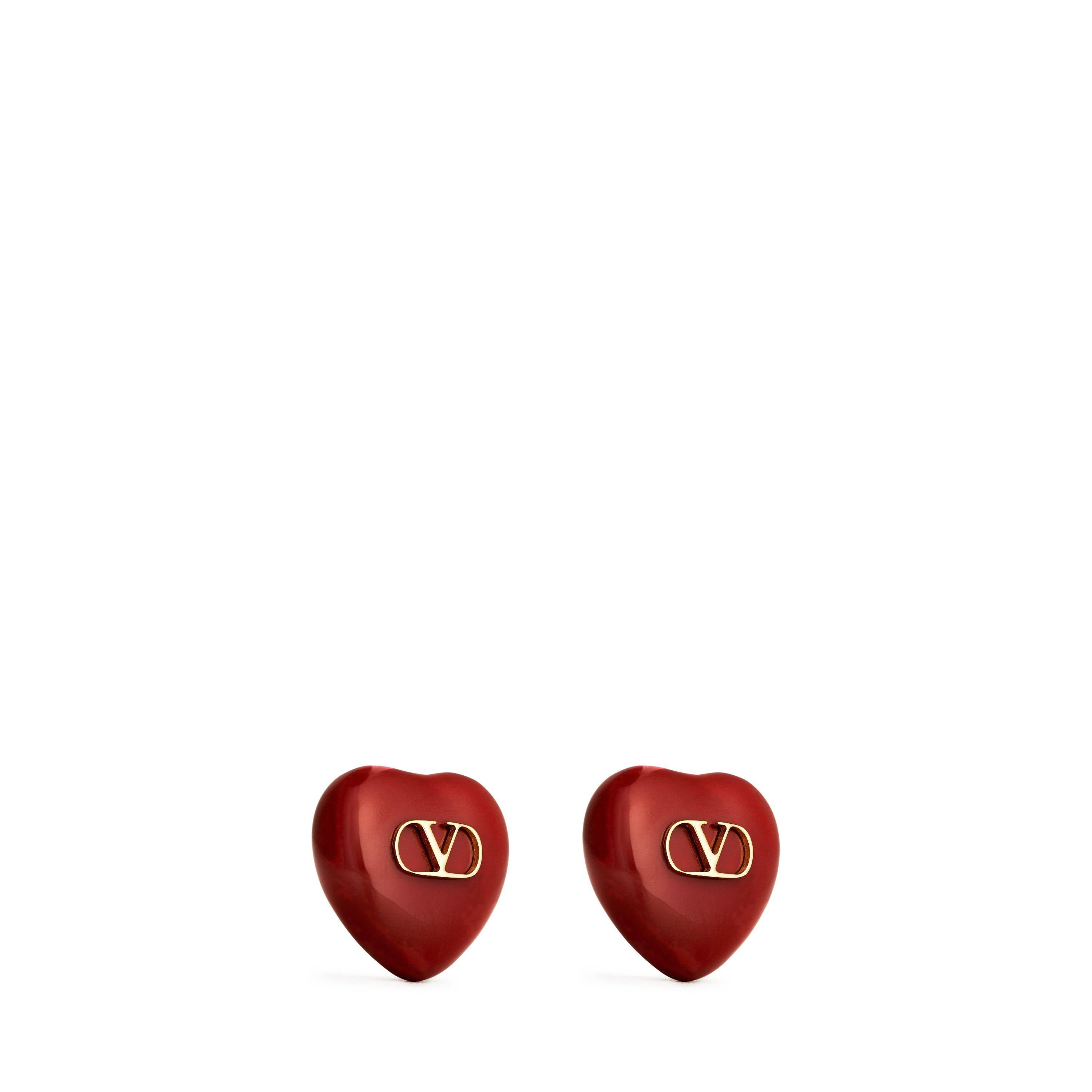 【関税＆送料込み】Valentino Garavani Coeur  Earrings Valentino Garavani Crystal-Embellished Coeur Royal Earrings