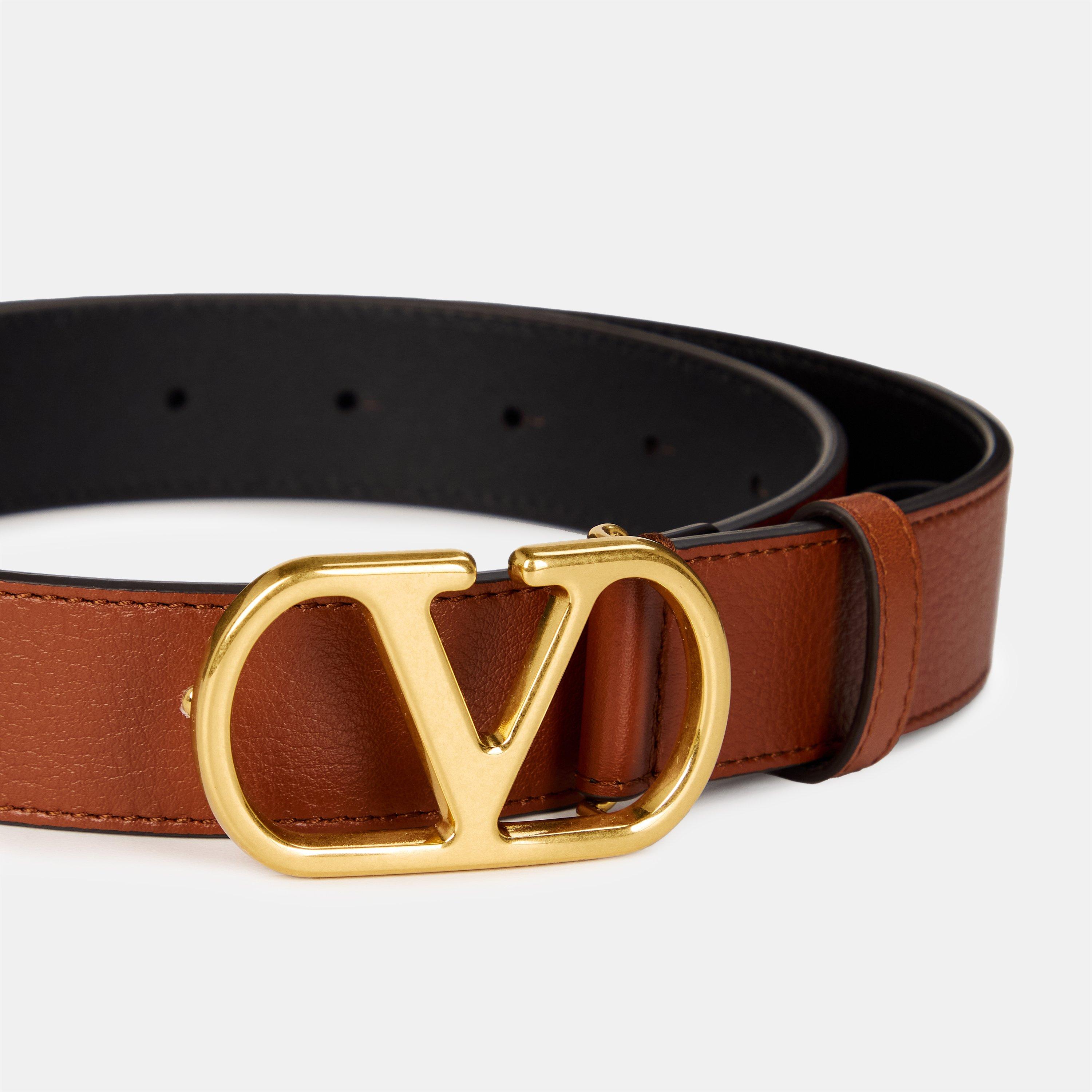 Deep Caramel - Valentino Garavani - Vlogo Belt - 3