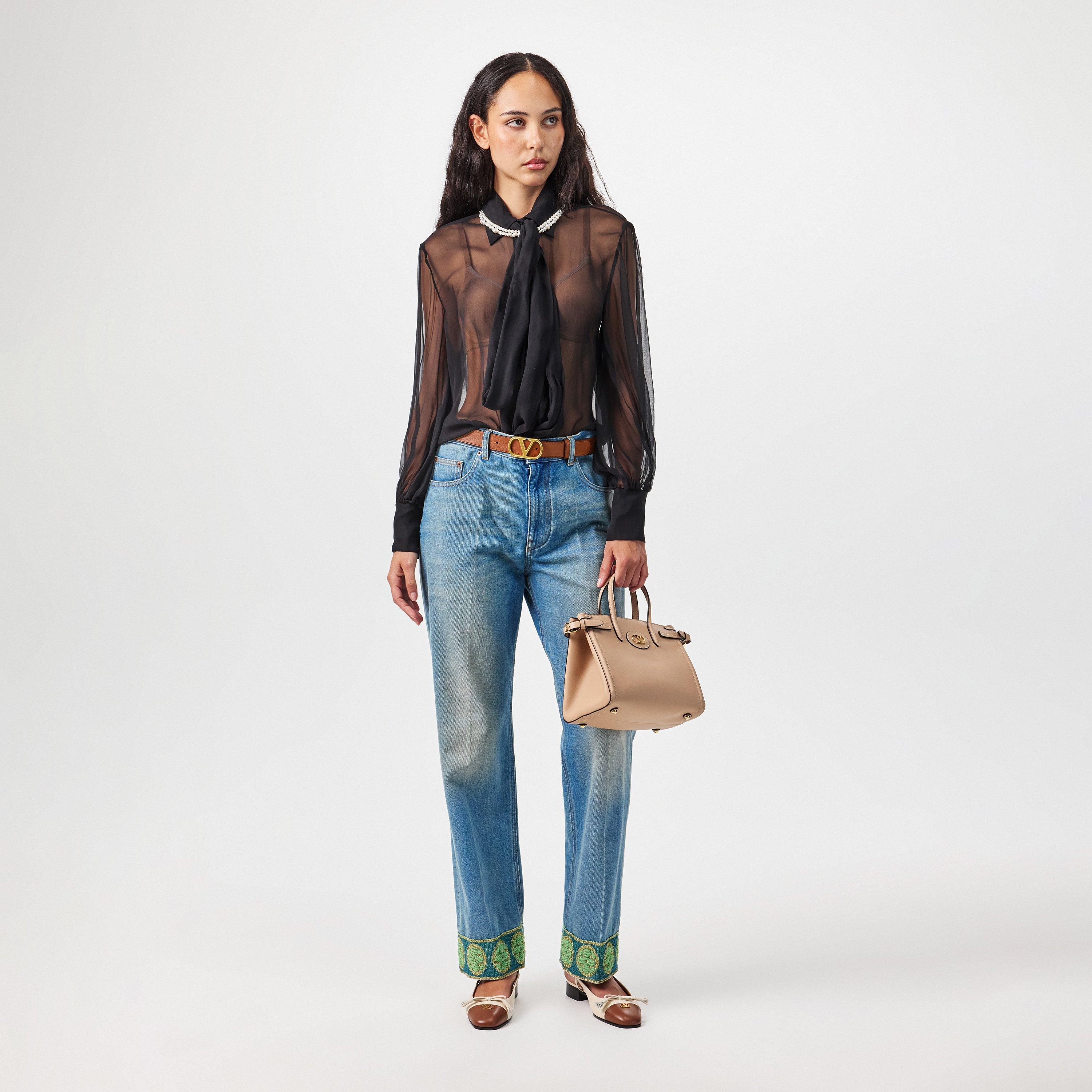 Deep Caramel - Valentino Garavani - Vlogo Belt - 4