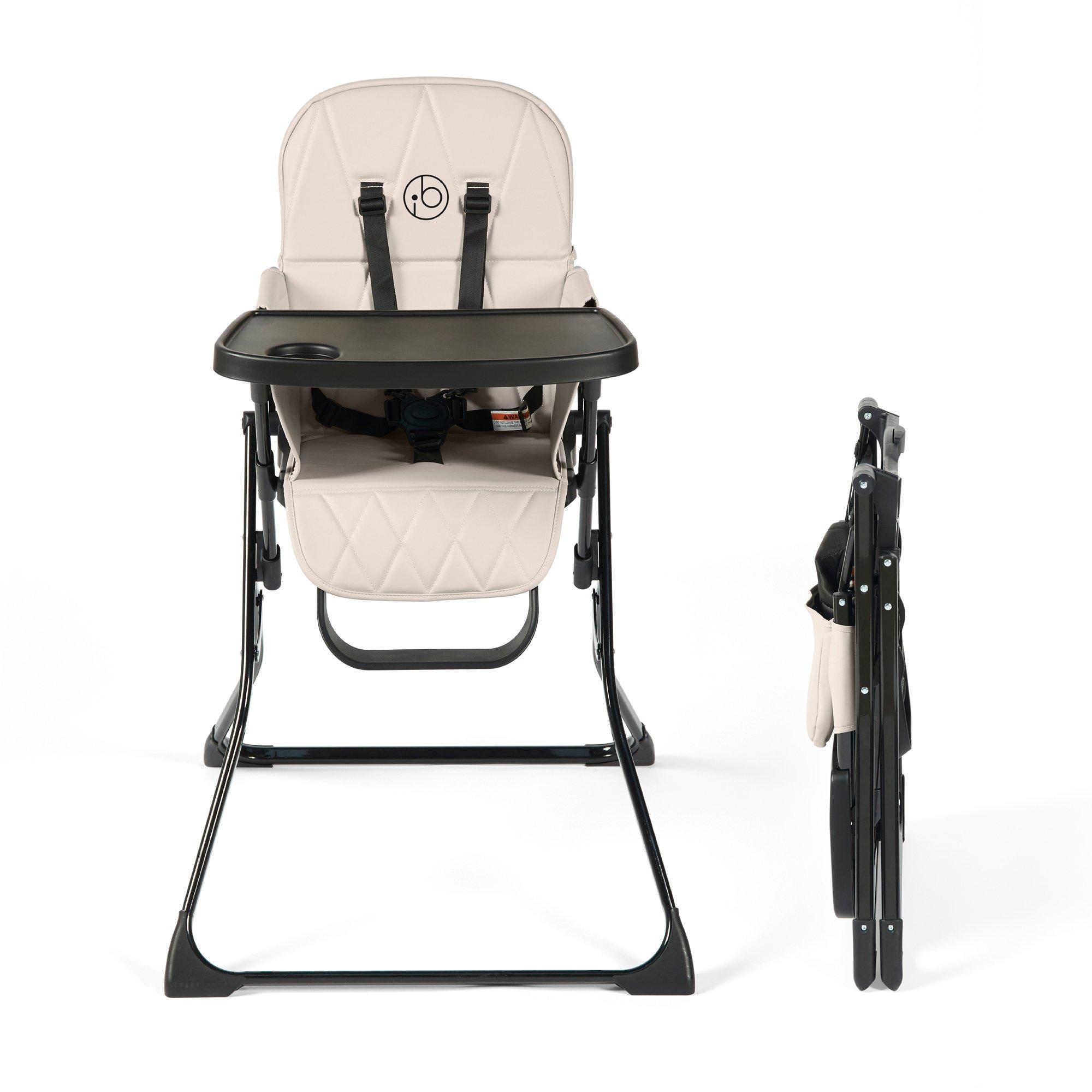 Ickle Bubba  Newborn Flip Magic Fold Highchair - Pearl Grey - one