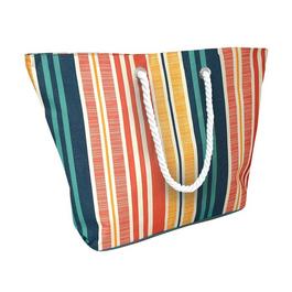 Country Club Cooler Beach Bag Insulated - Textured Stripe