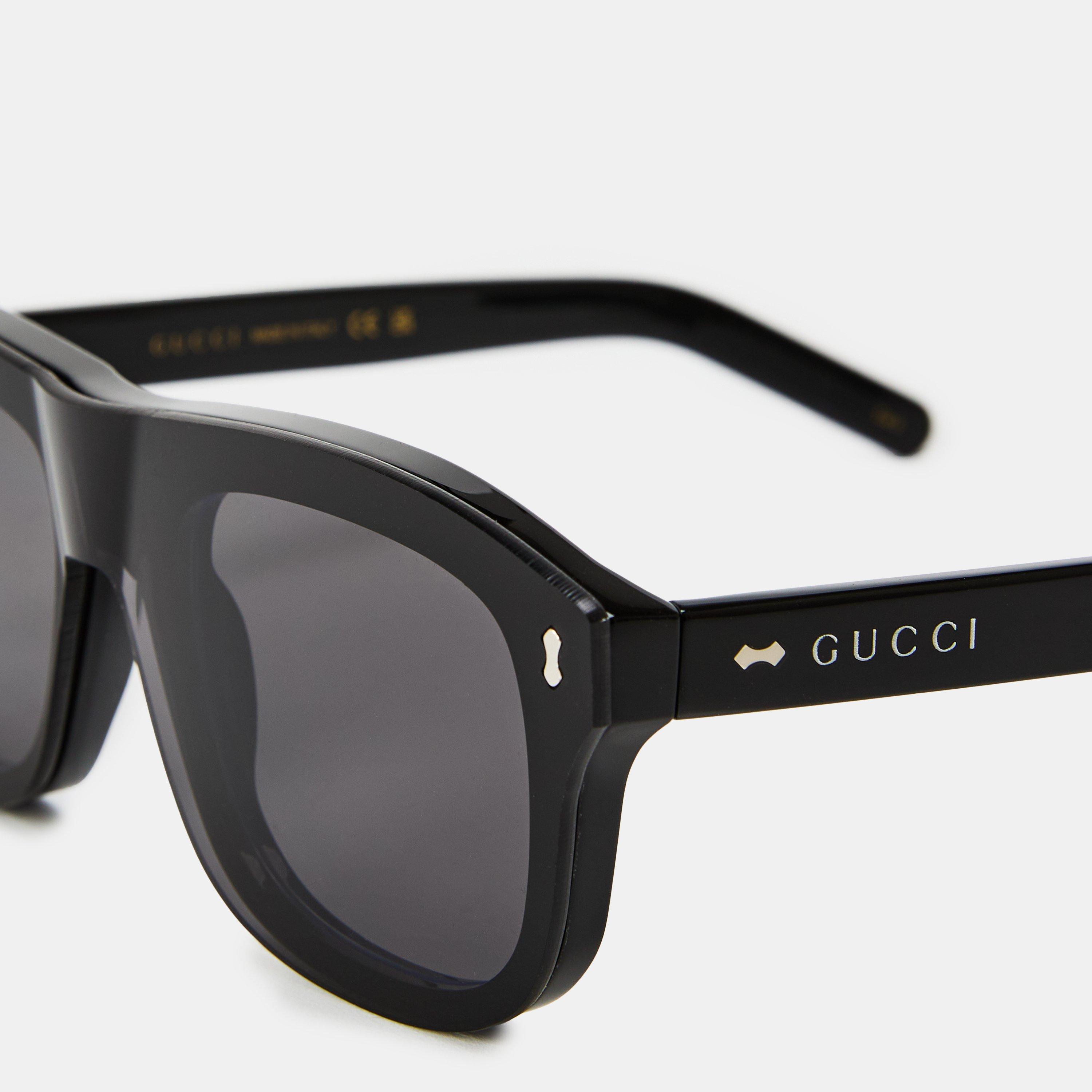 Black - Gucci - Aviator Glasses - 4