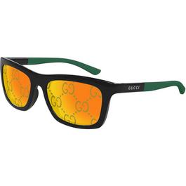 Gucci Rectangular Logo Sunglasses.