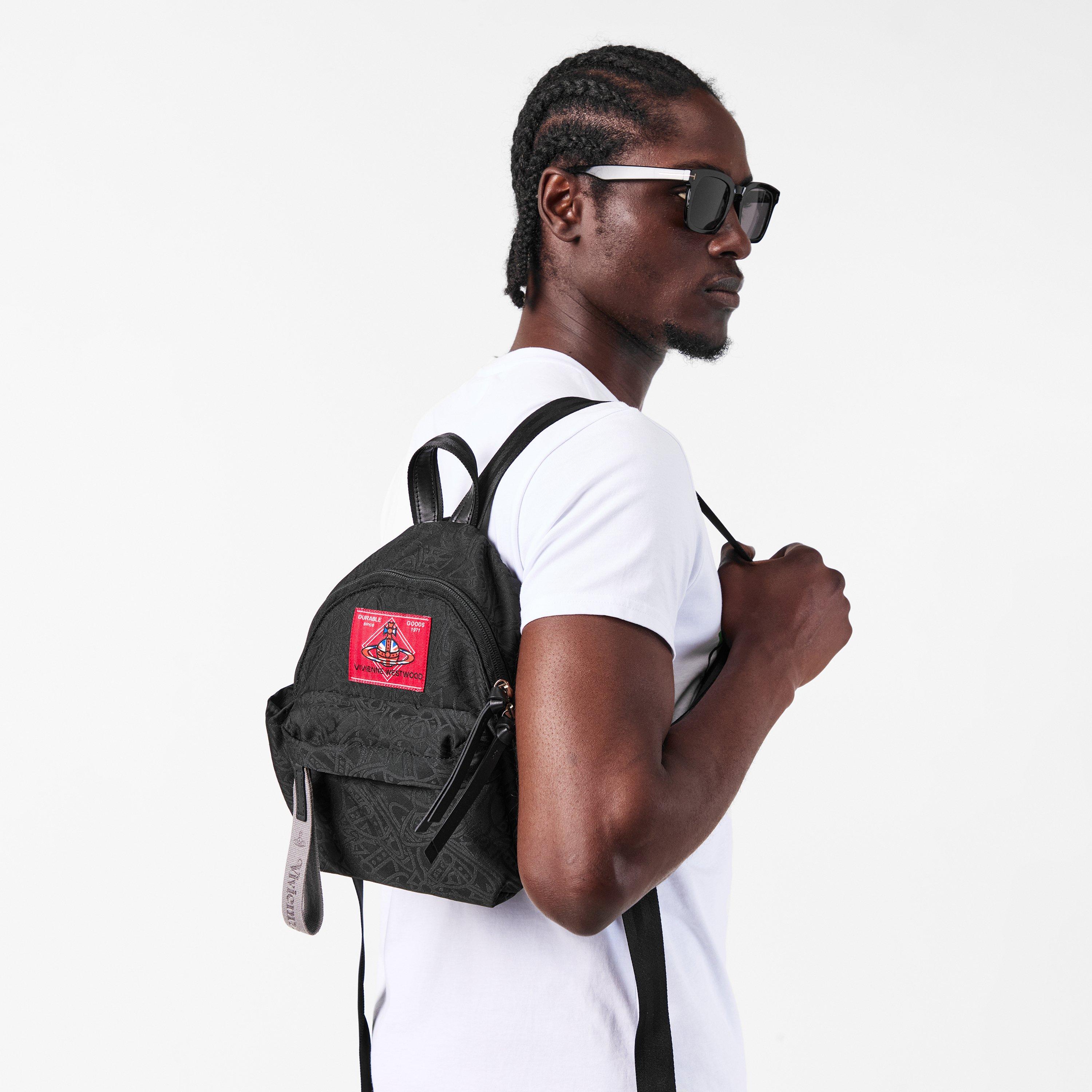 Red/Black - Vivienne Westwood - Men's George Backpack - 3