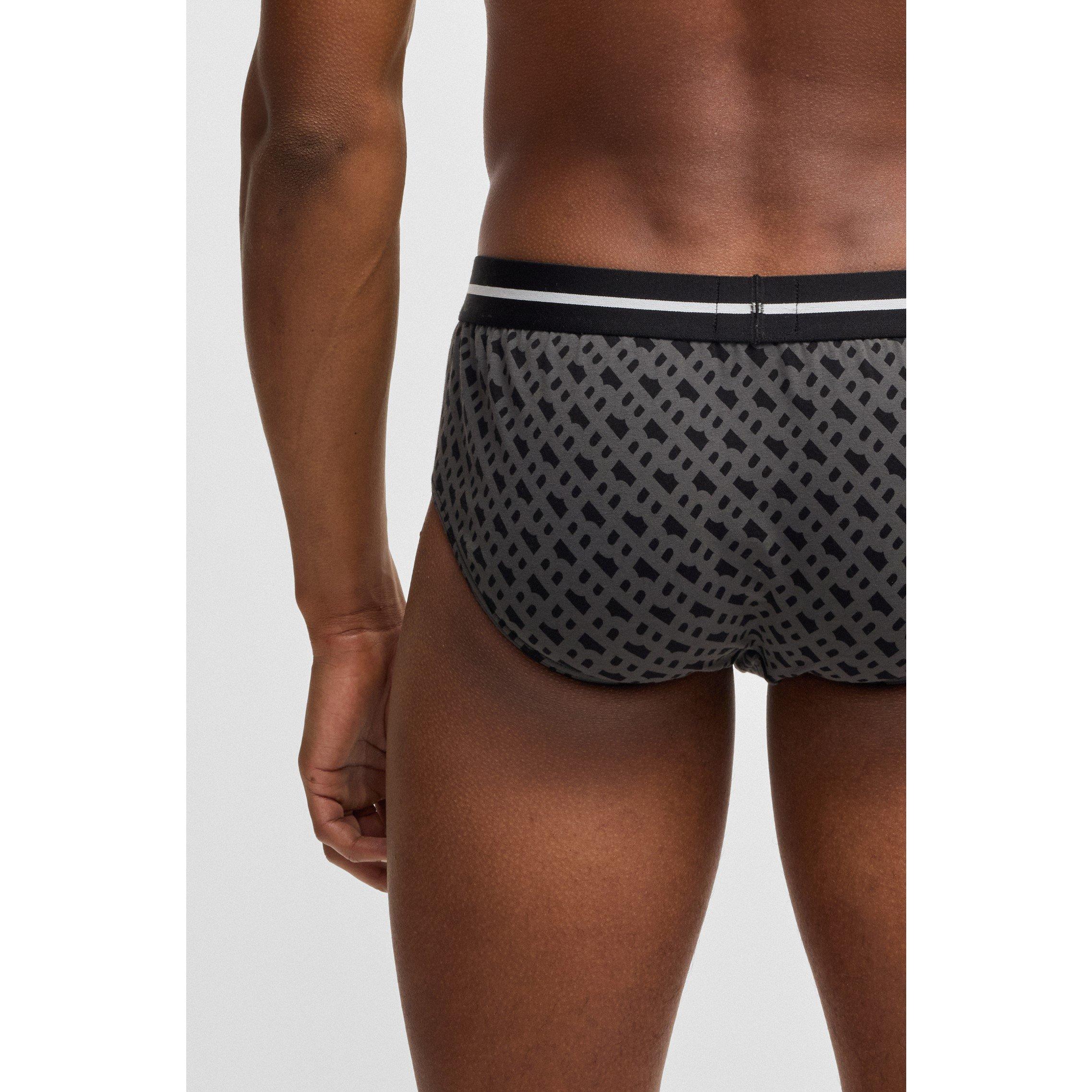 Black Mono 980 - Boss - Men's Bold Design Shorts - 3