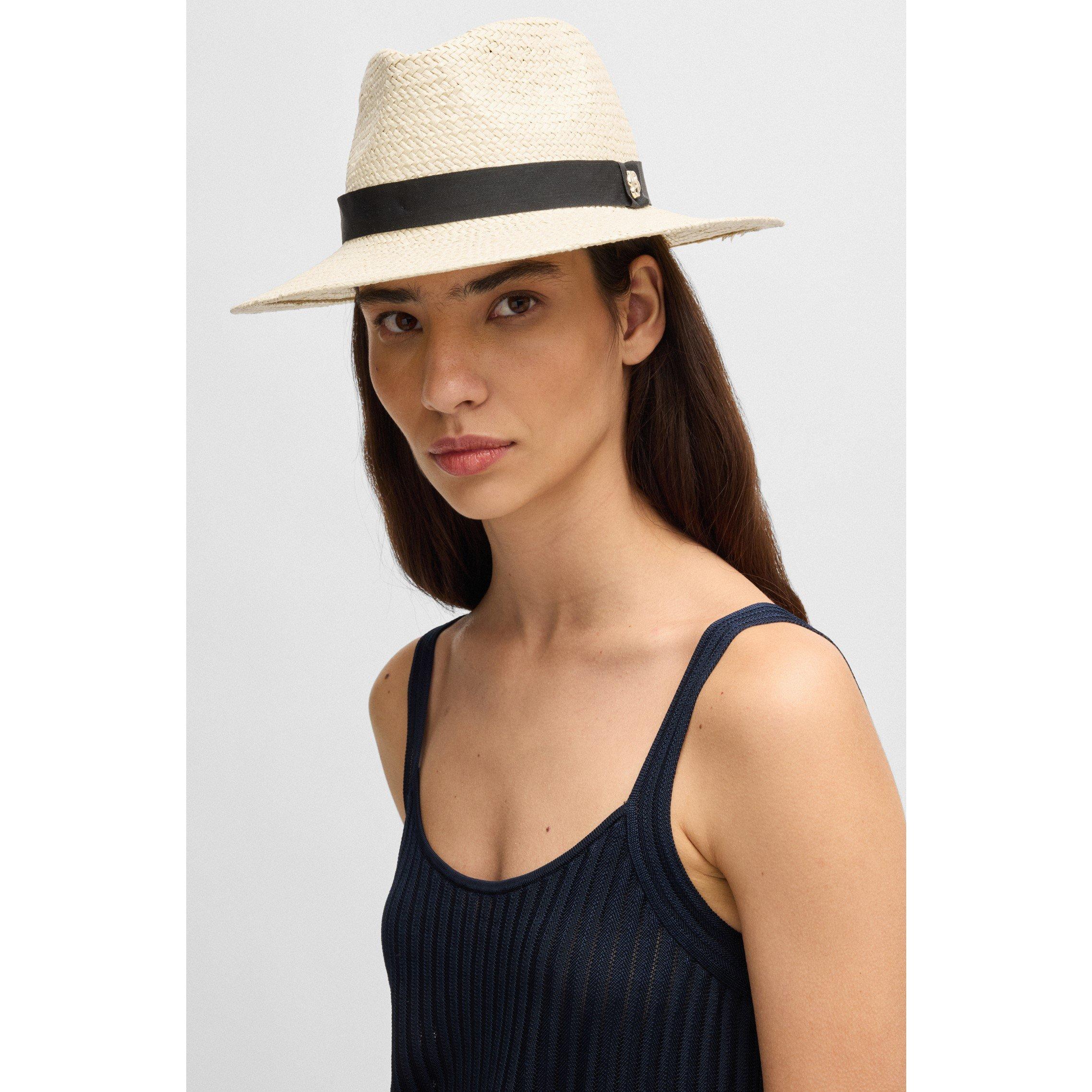 Open White - Boss - Women's Ysabel Fedora Hat - 2
