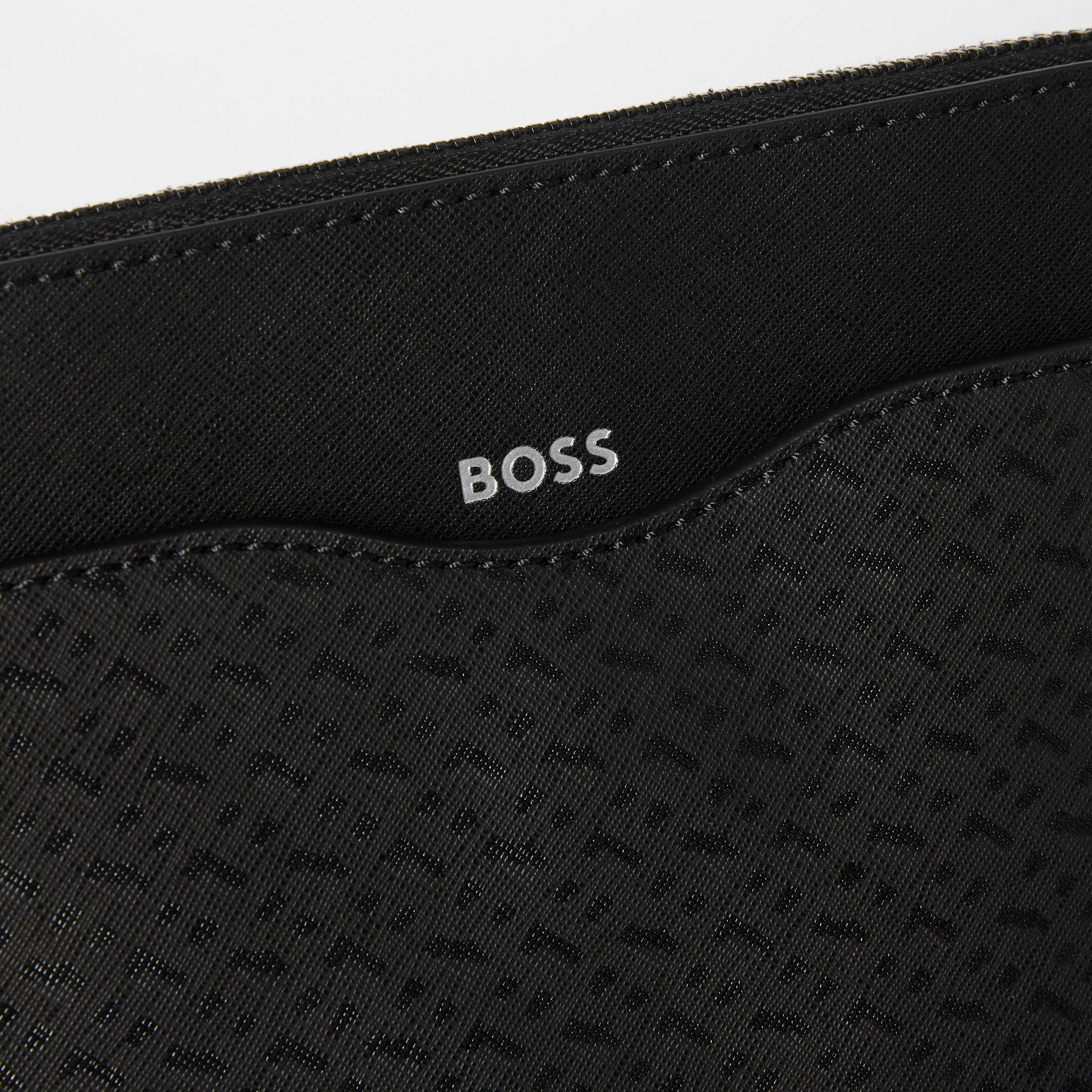 Black 001 - Boss - Men's Zair Mono Env Cross Body Bag - 3