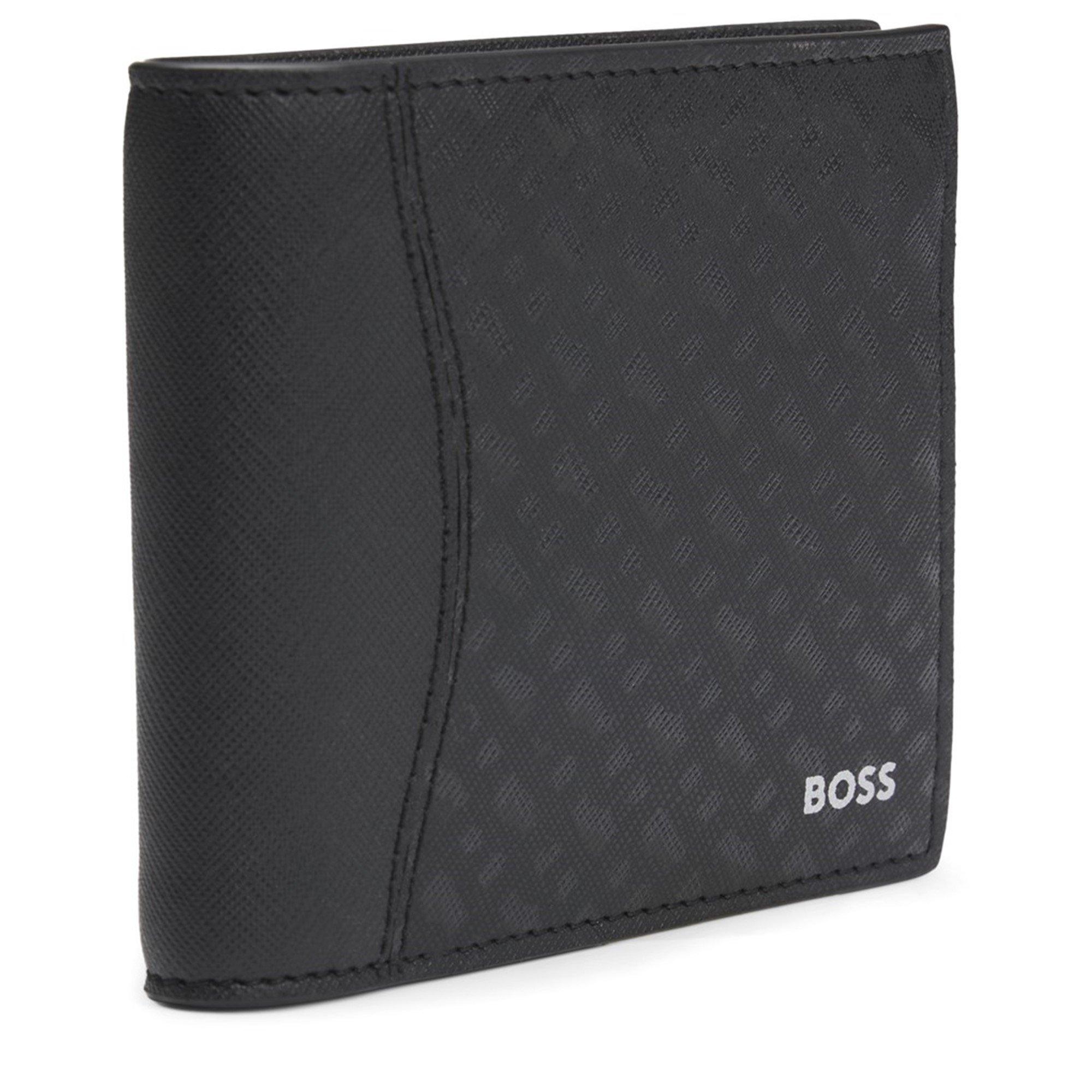 Black 002 - Boss - Men's Zair Mono Billfold Wallet - 2