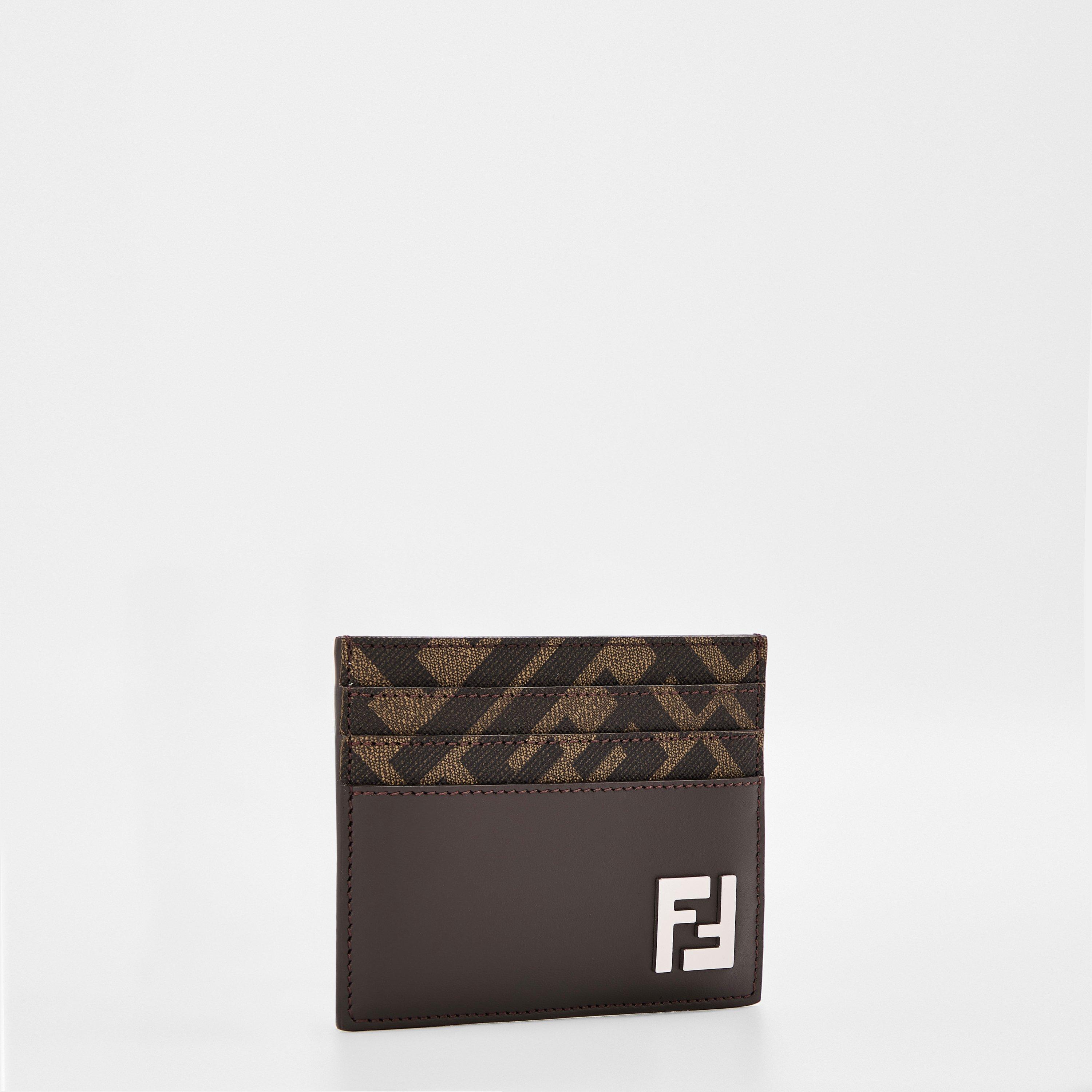 Brown - Fendi - Logo Card Holder - 2