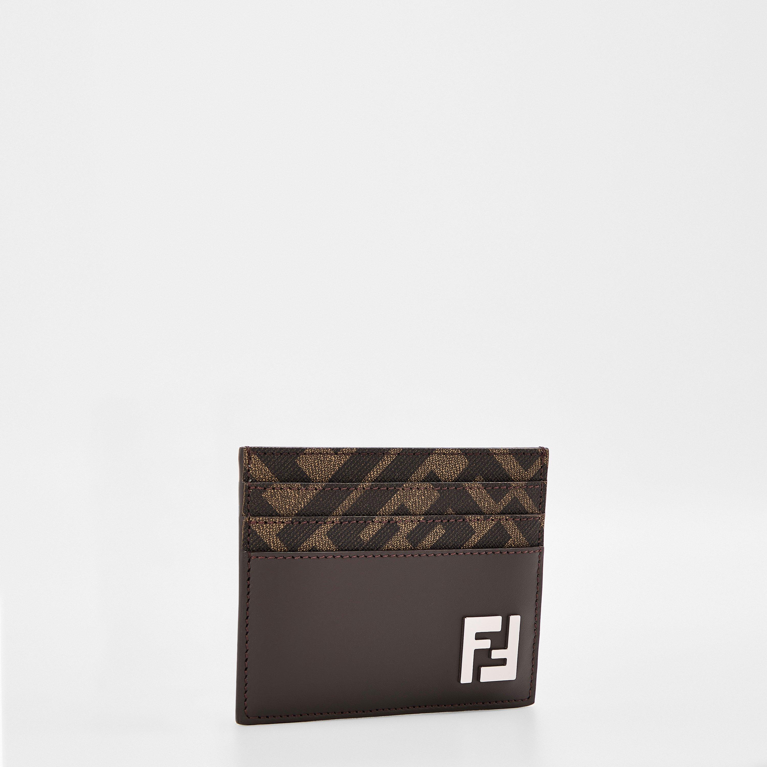 Brown - Fendi - Logo Card Holder - 3