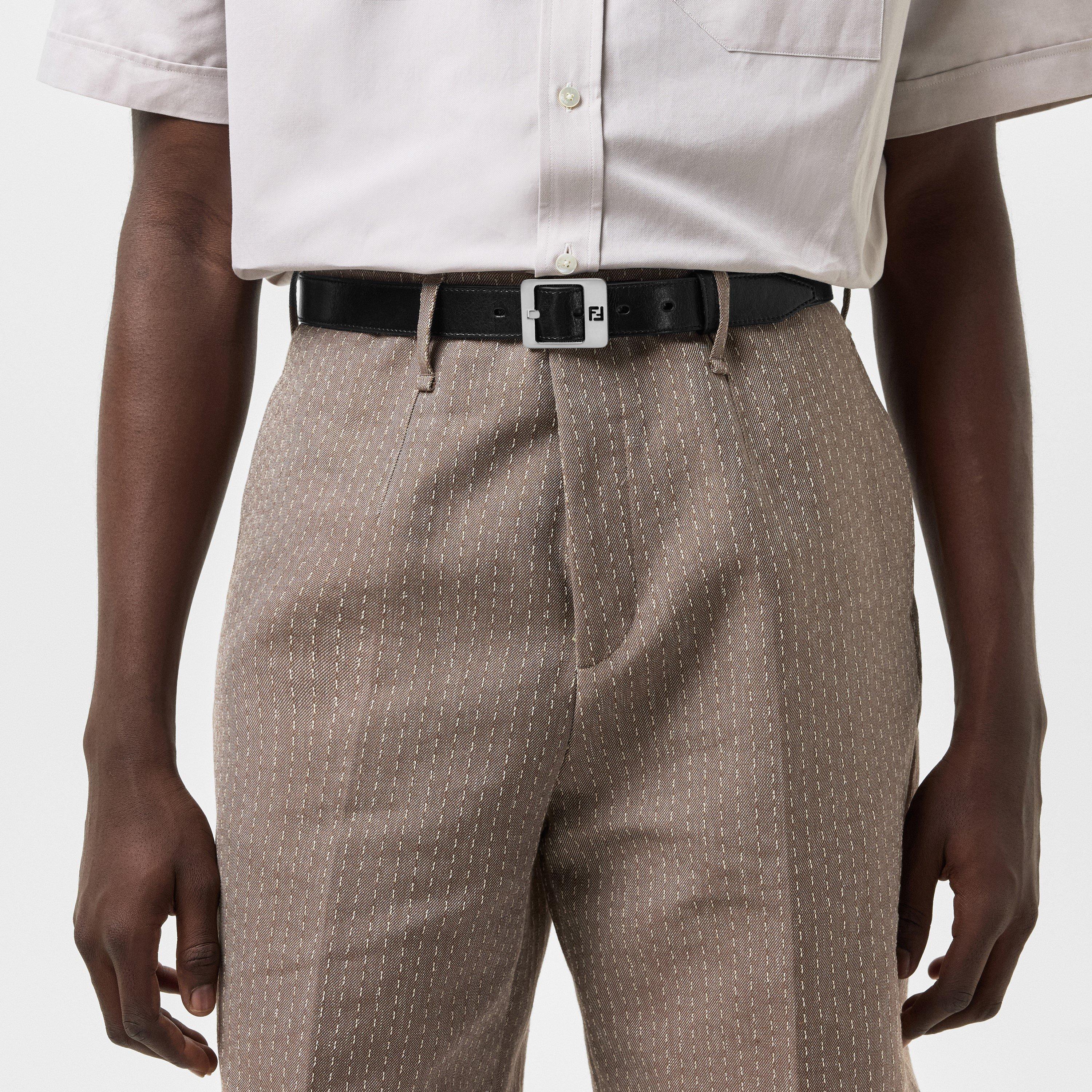 Black - Fendi - Leather Belt - 3