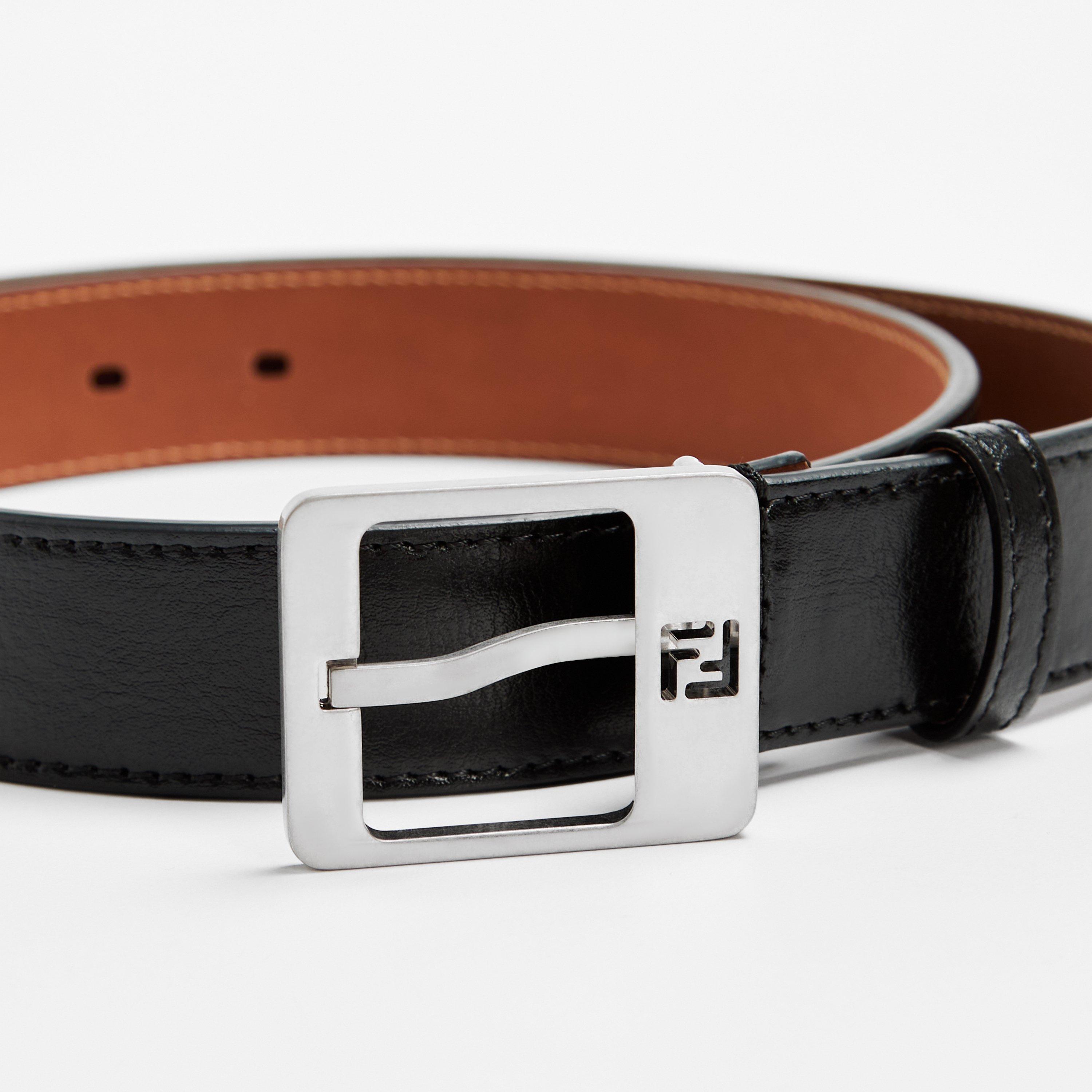 Black - Fendi - Leather Belt - 4