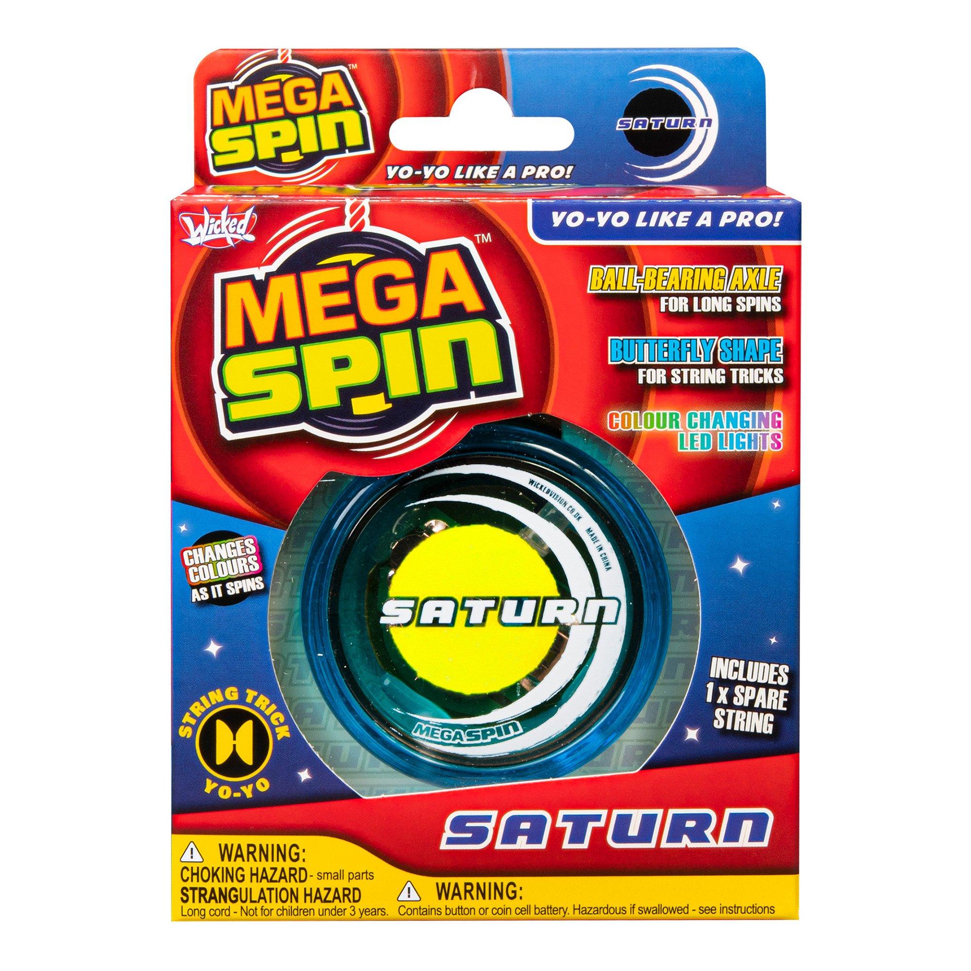 Blue - Wicked - Mega Spin Saturn Yo-Yo - 2