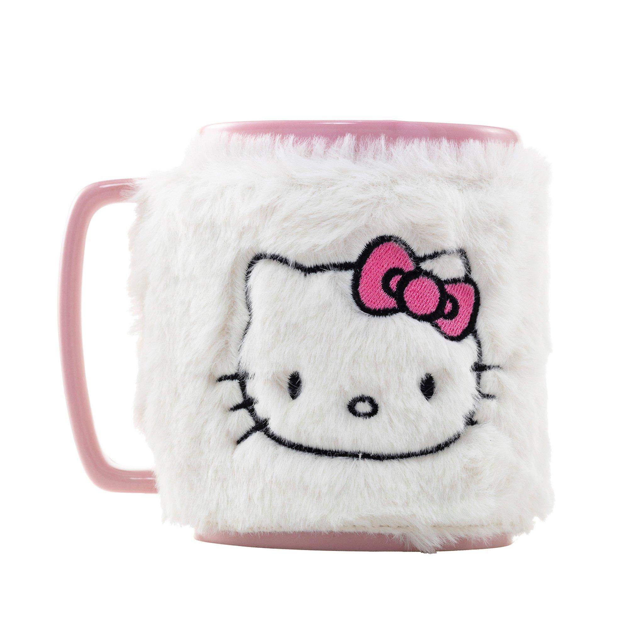 Hello Kitty Fuzzy Mug - 450ml mug with fluffy cover - Image 8
