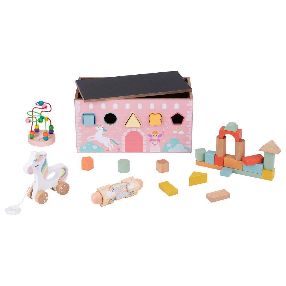 ple - Tooky Toy - Wooden Unicorn 6-in-1 Activity Set - 4