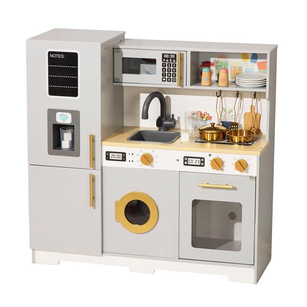 Multi - Tooky Toy - Wooden Deluxe Play Kitchen - 1