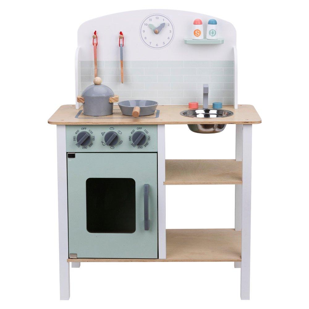 Multi - Tooky Toy - Wooden Play Kitchen - 4