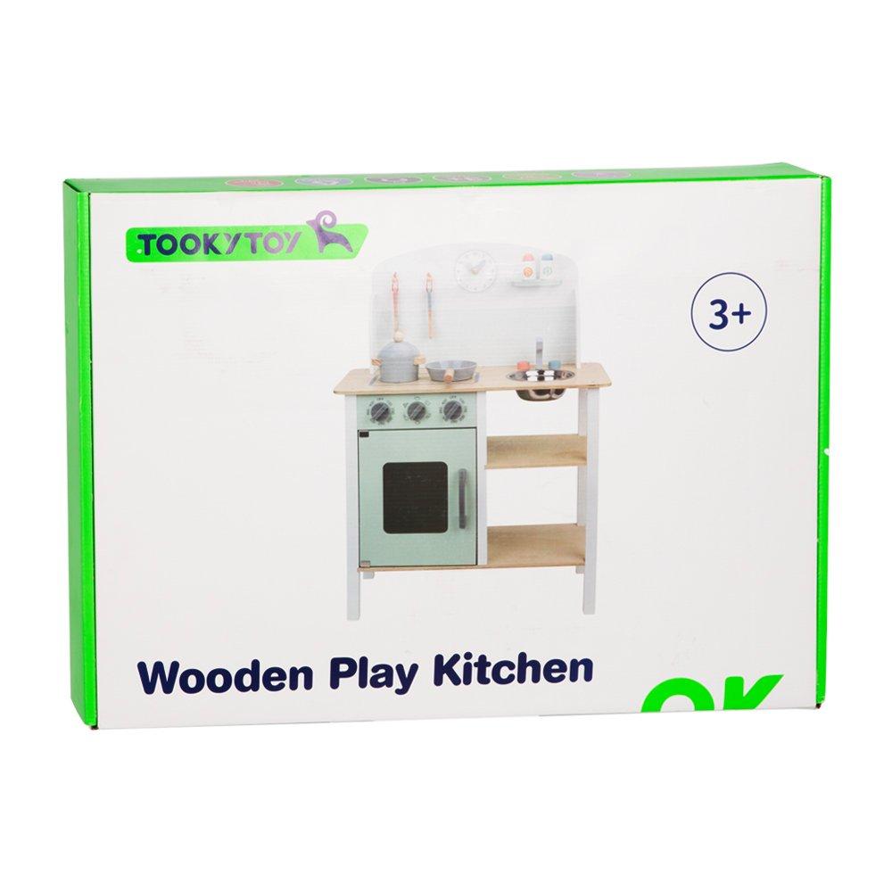 Multi - Tooky Toy - Wooden Play Kitchen - 5