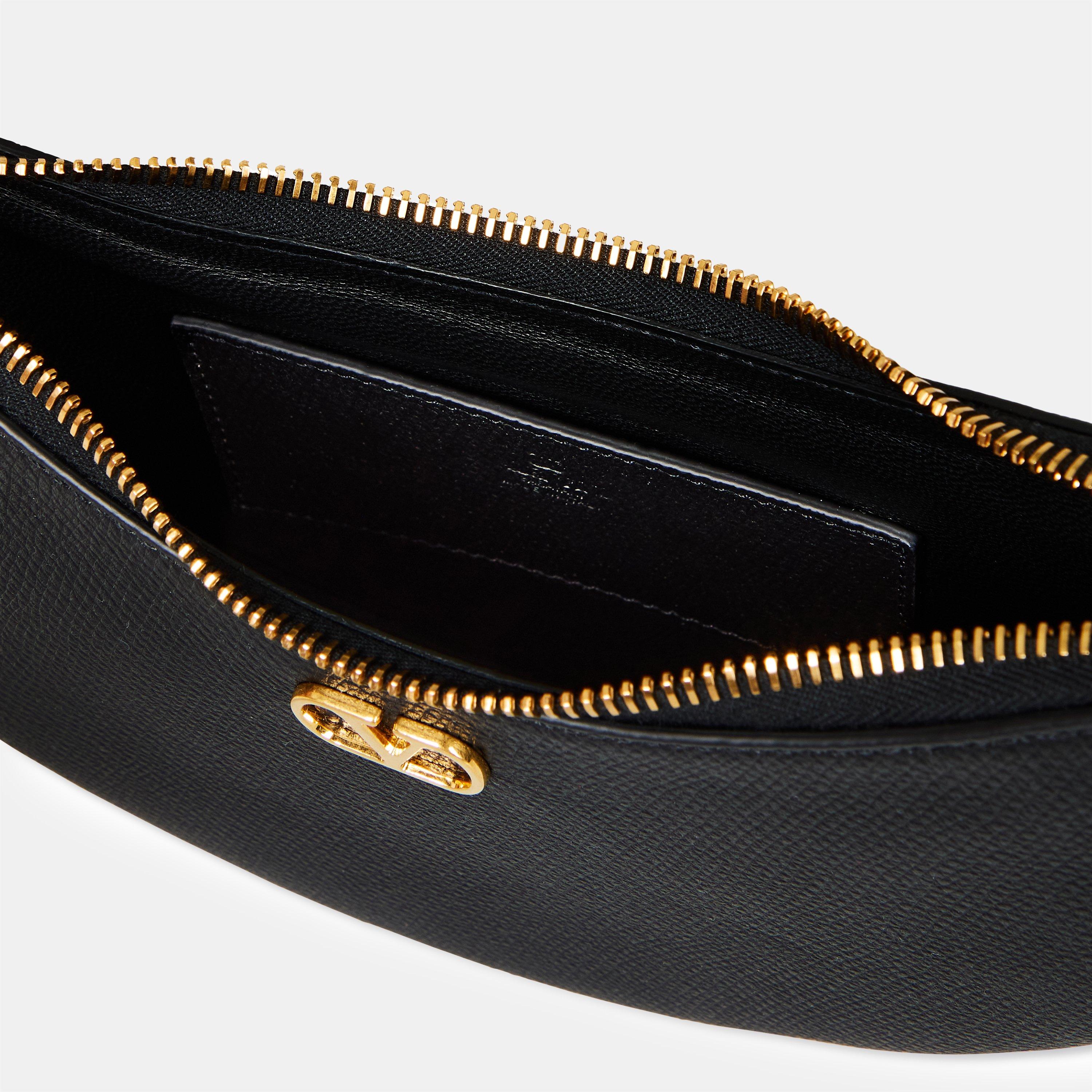 Black - Valentino Garavani - Vlogo Mini Hobo Bag - 5