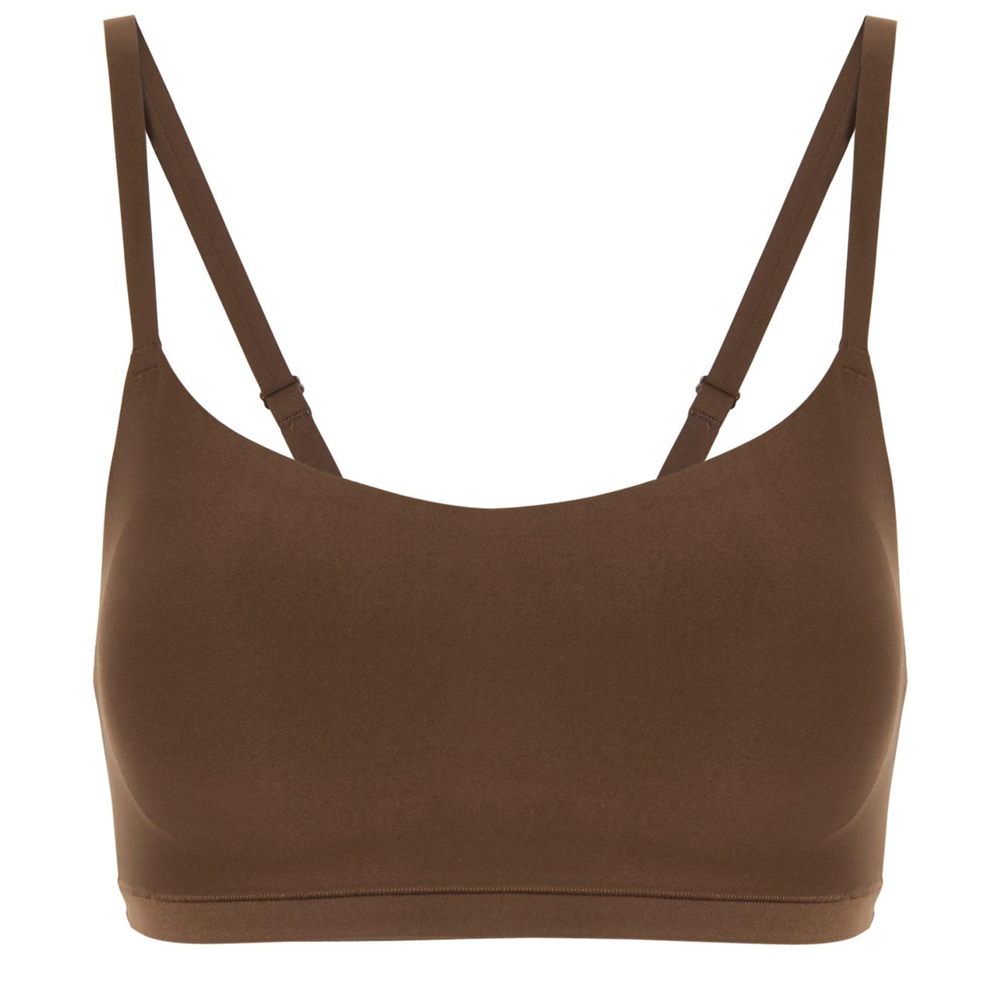 BROWN - Chantelle - C SOFT STRETCH THIN STRAP BRAL