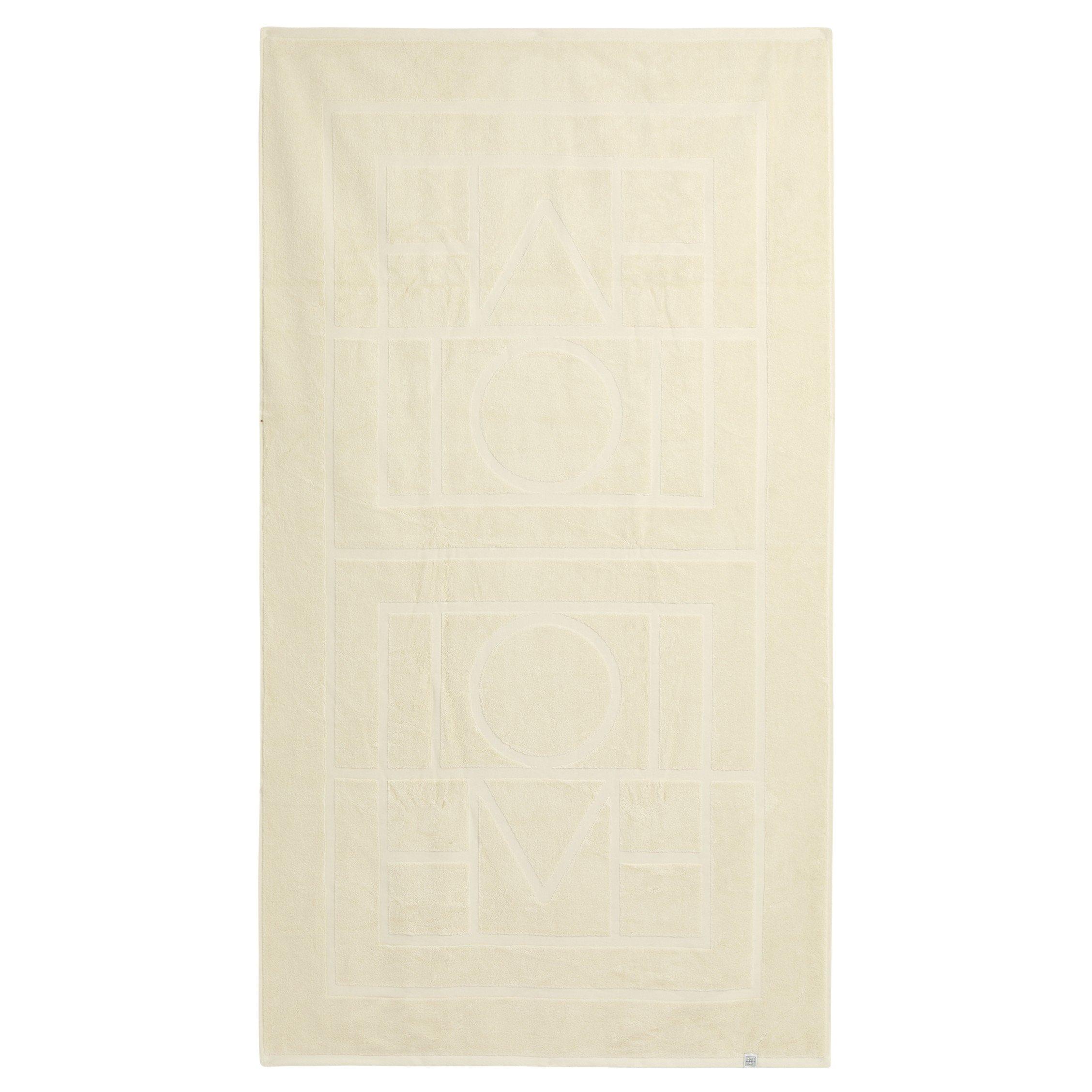 OFF WHITE - Toteme - MONOGRAM JACQUARD TOWEL