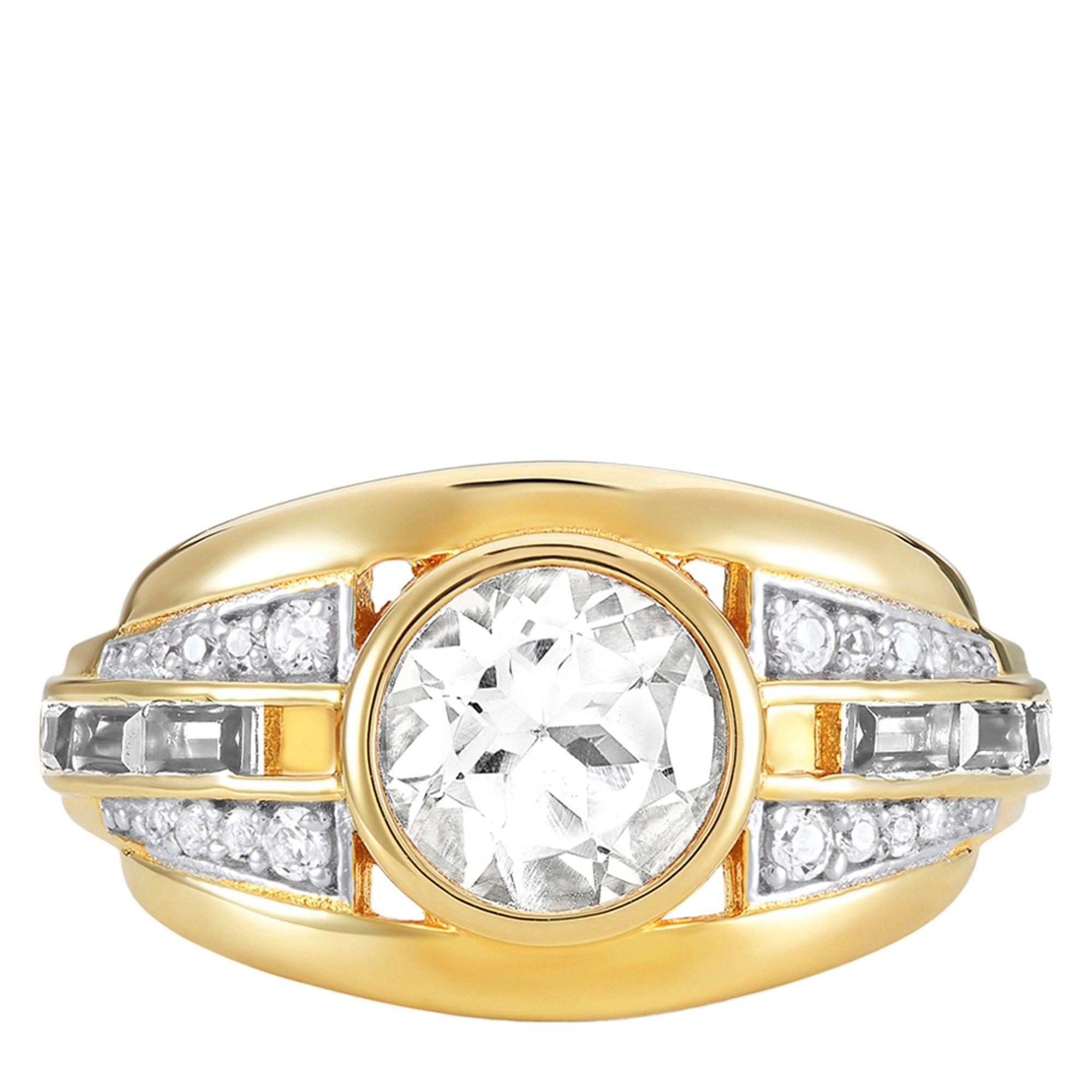GOLD - V Jewellery - OLIVE RING IN WHITE