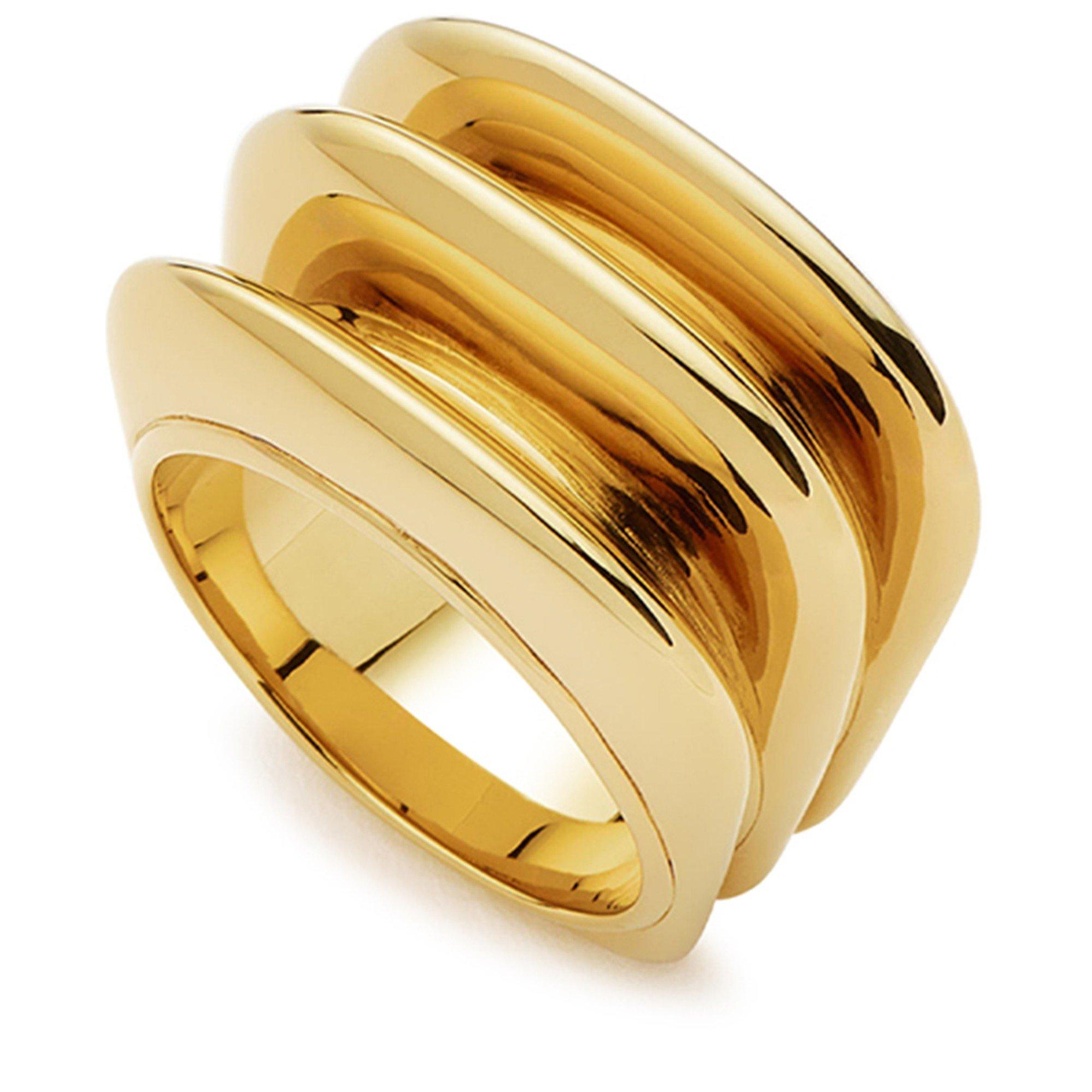 GOLD - Missoma - TRIPLE RIDGE RING