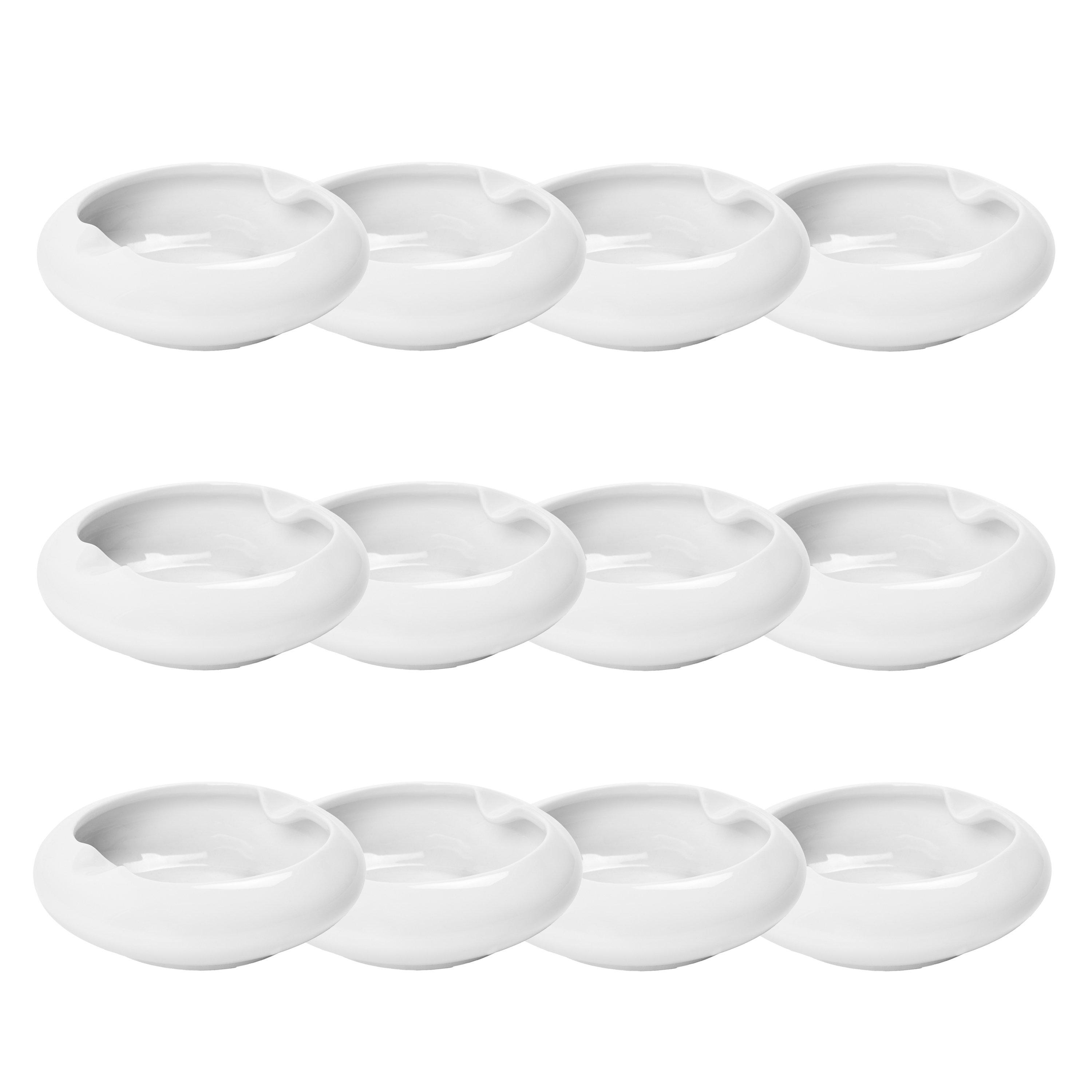 Clear - Unknown - C499 Round Ashtray x 12 - 1