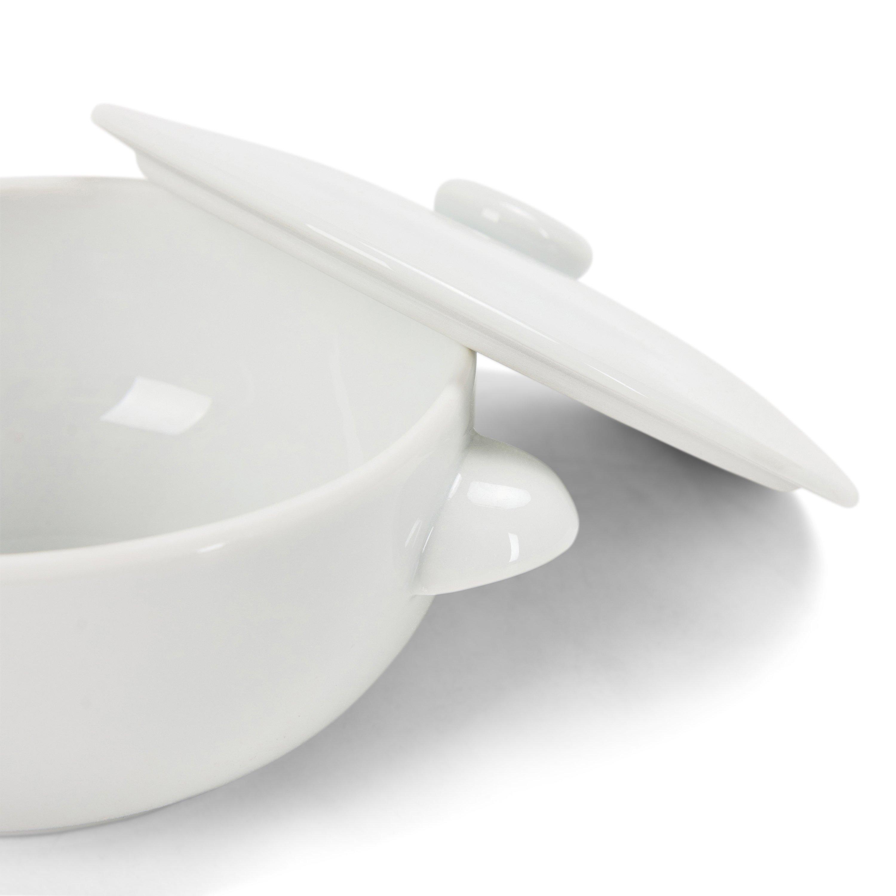 White - Unknown - Round Casserole Dish 2 Pack - 2