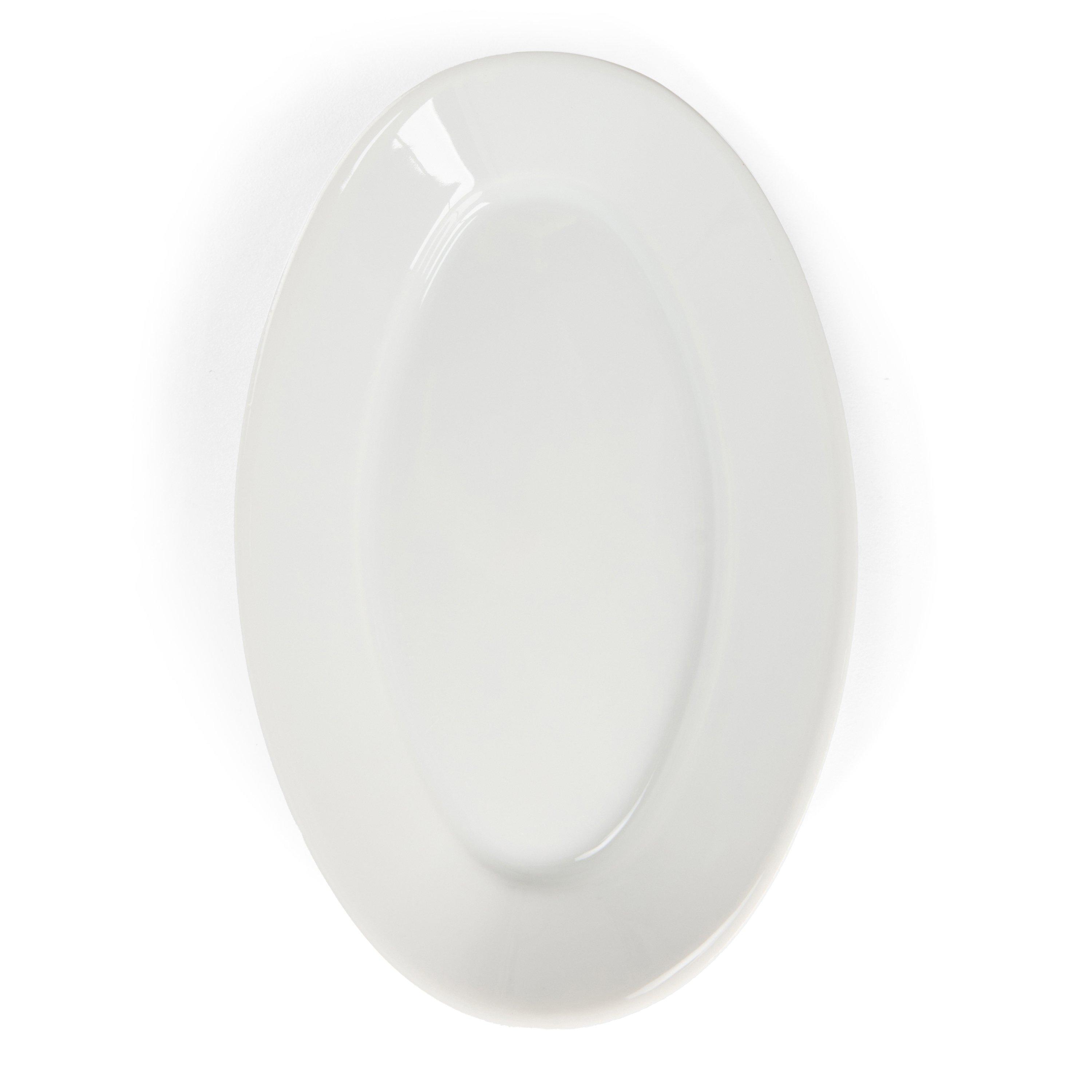 White - Unknown - Oval Porcelain Serving Bowls 10 Pack - 2