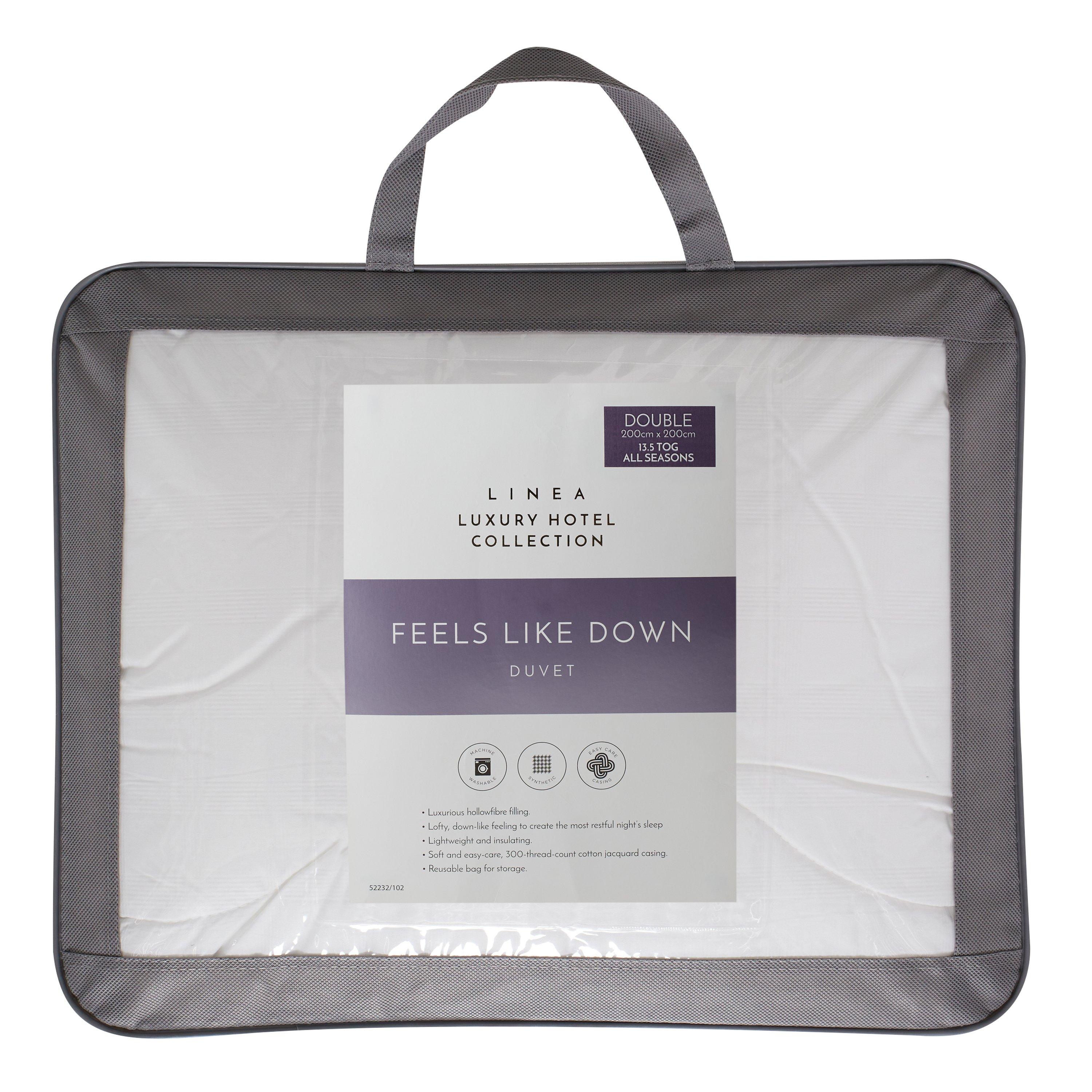 White - Hotel Collection - Feels Like Down 13.5 TOG Duvet - 1