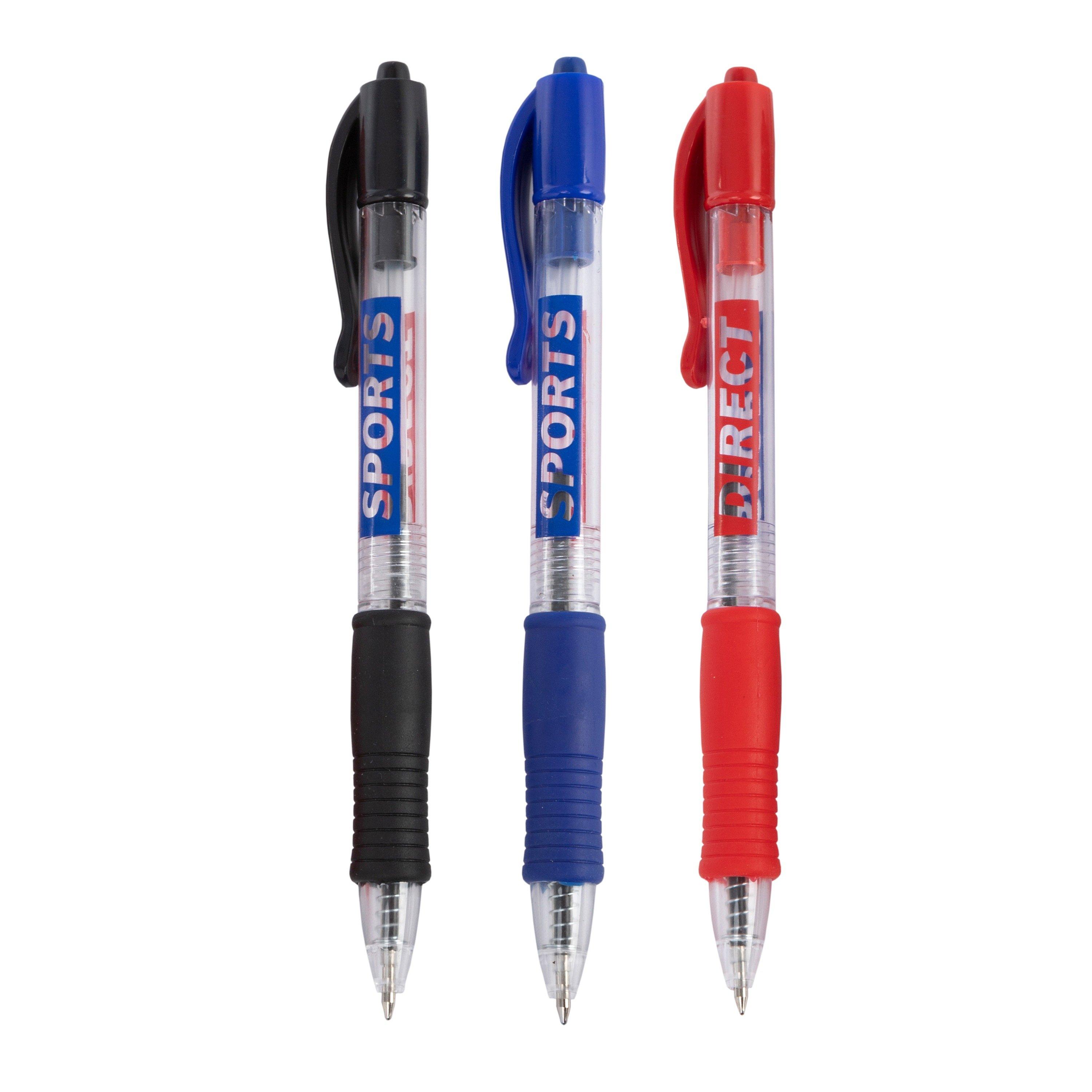 Black/Red/Blue - Sports Direct - SportsDirect 3 pack Pens - 1