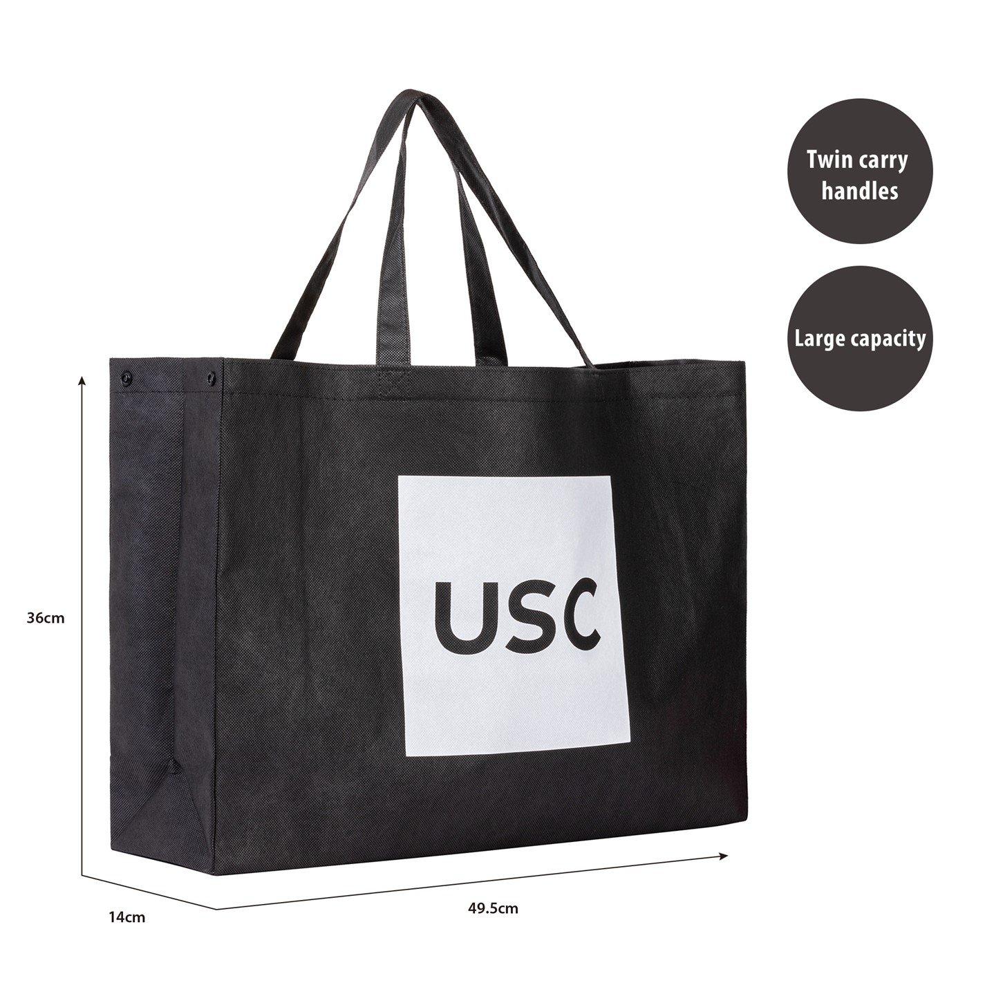 Preto - USC - Shopper Bag For Life Large Size - 3