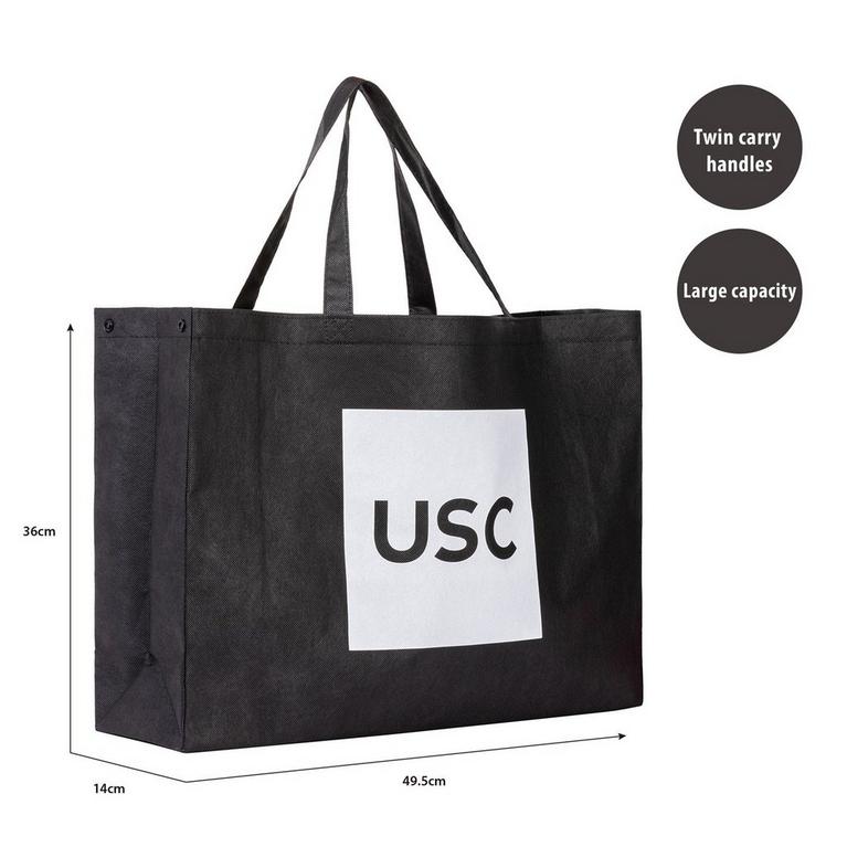 Schwarz - USC - Big Shopper Bag For Life Large Size - 3