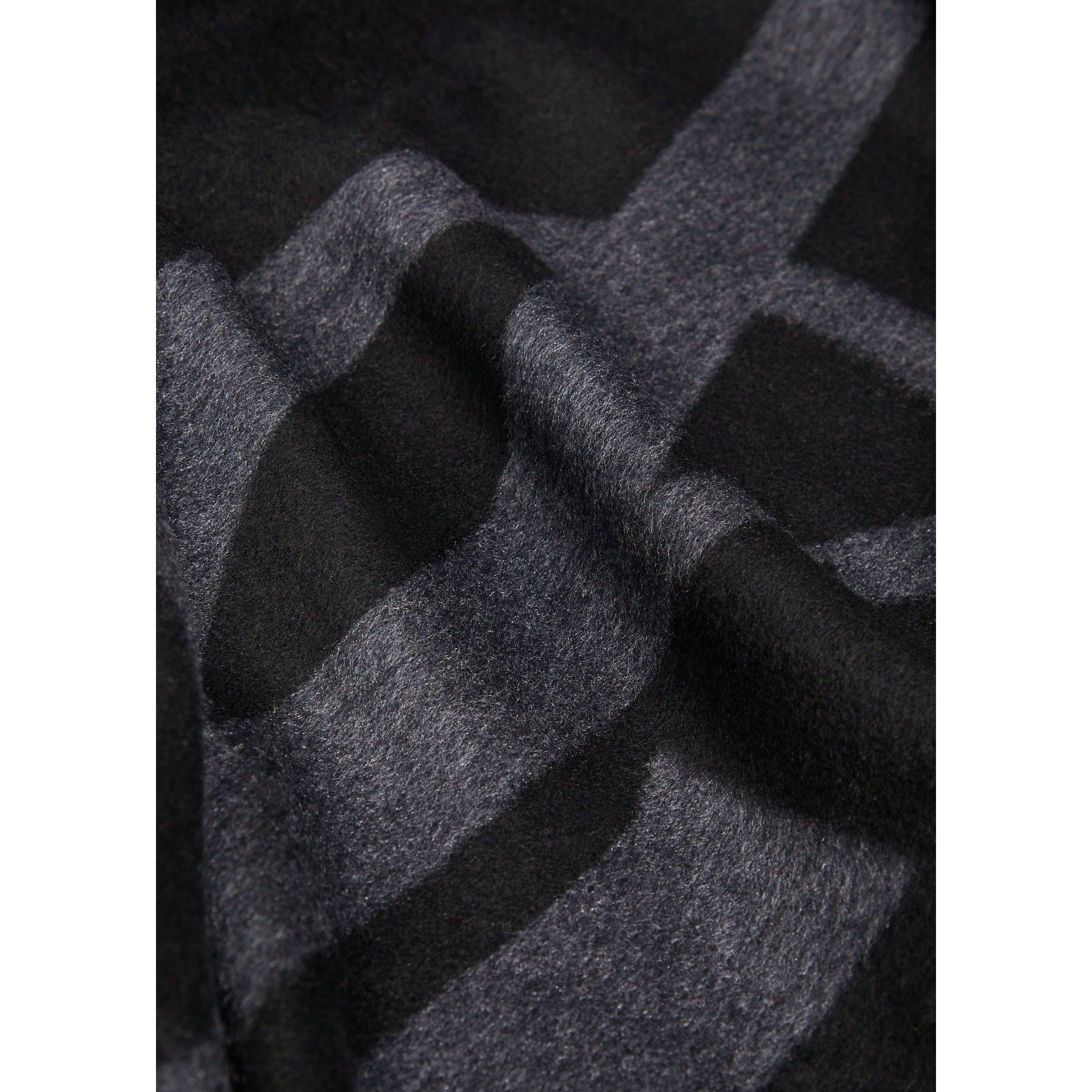 BLACK AND OTHER - Saint Laurent - Cassandra Logo Silk Scarf - 3
