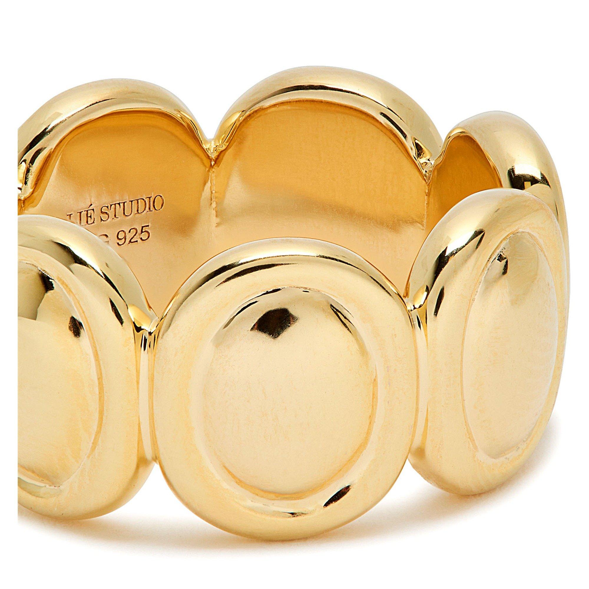 GOLD - Lie Studio - Women's Sasha Gold Band Ring - 4