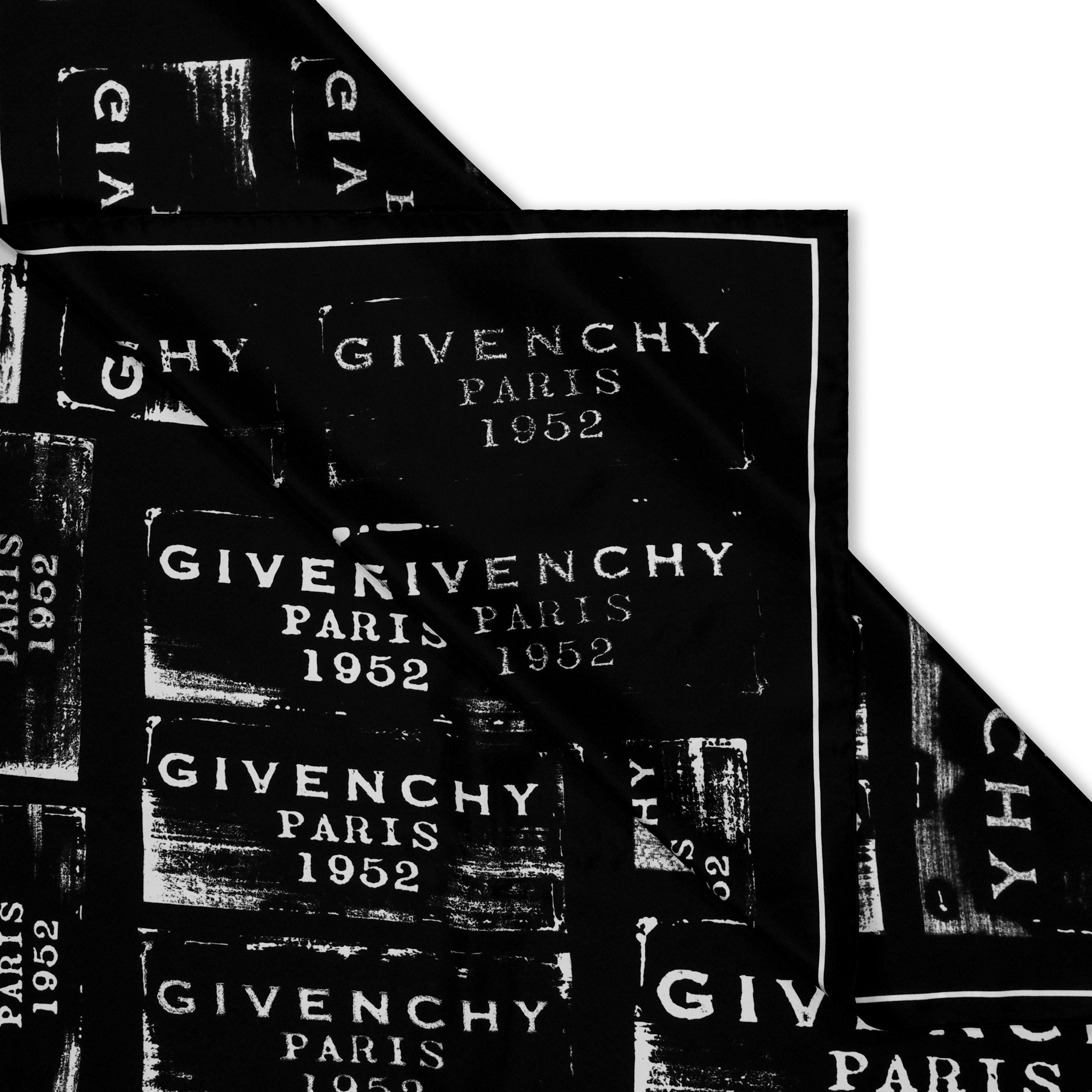 BLACK - GIVENCHY - PATCHWORK STAMP 90X90 SIL - 2