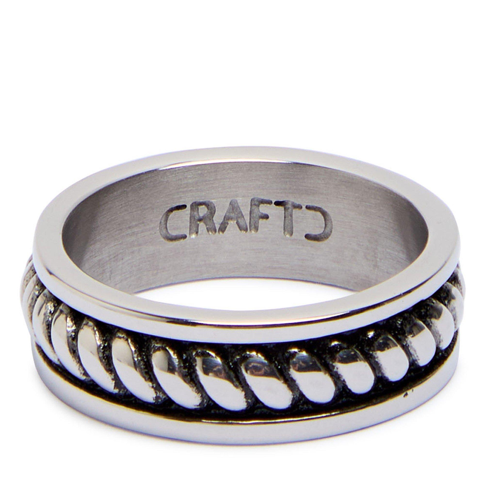 SILVER - CRAFTD - Rope Ring (Silver)